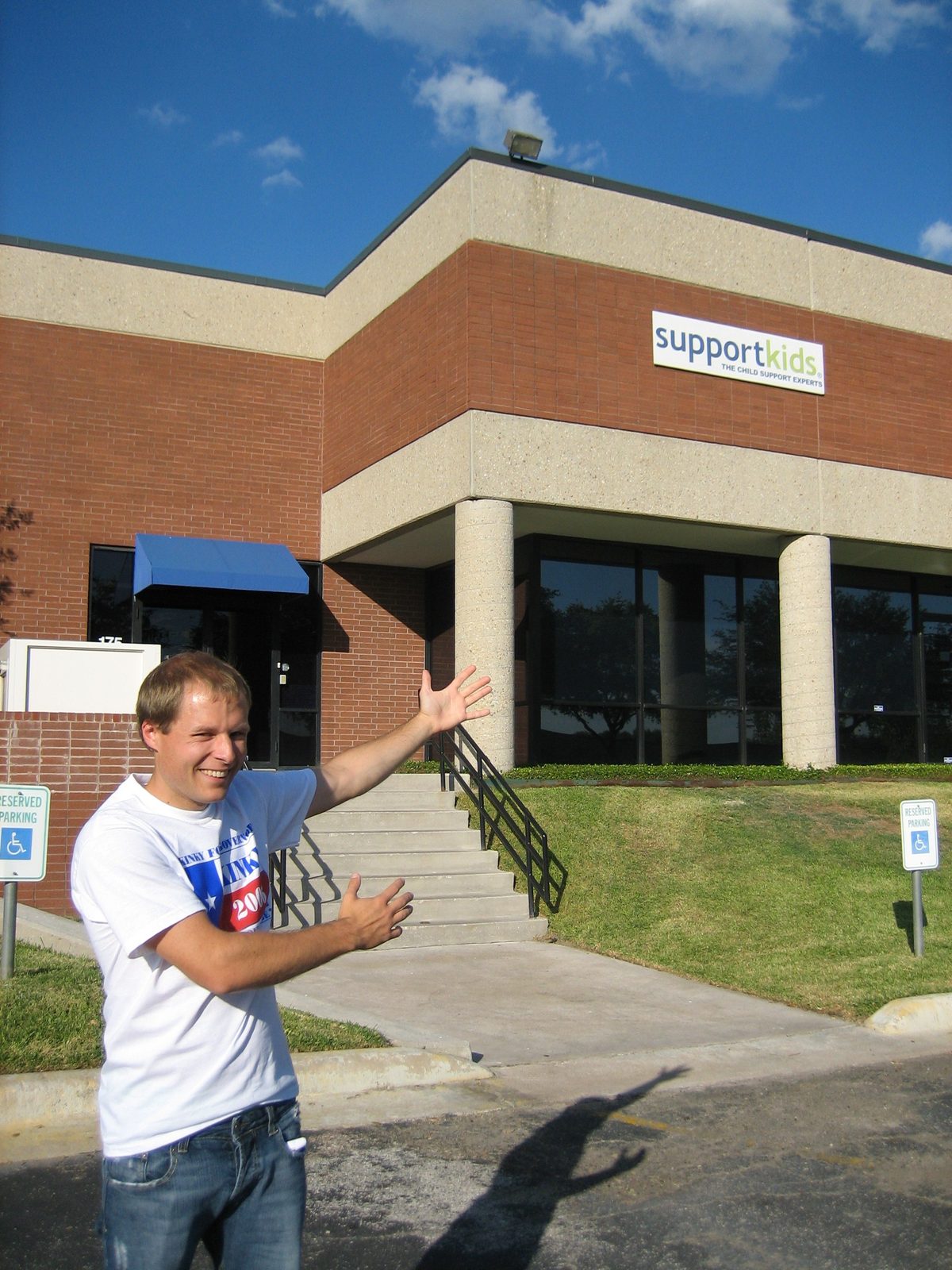 Now, the building has something to do with supporting kids.