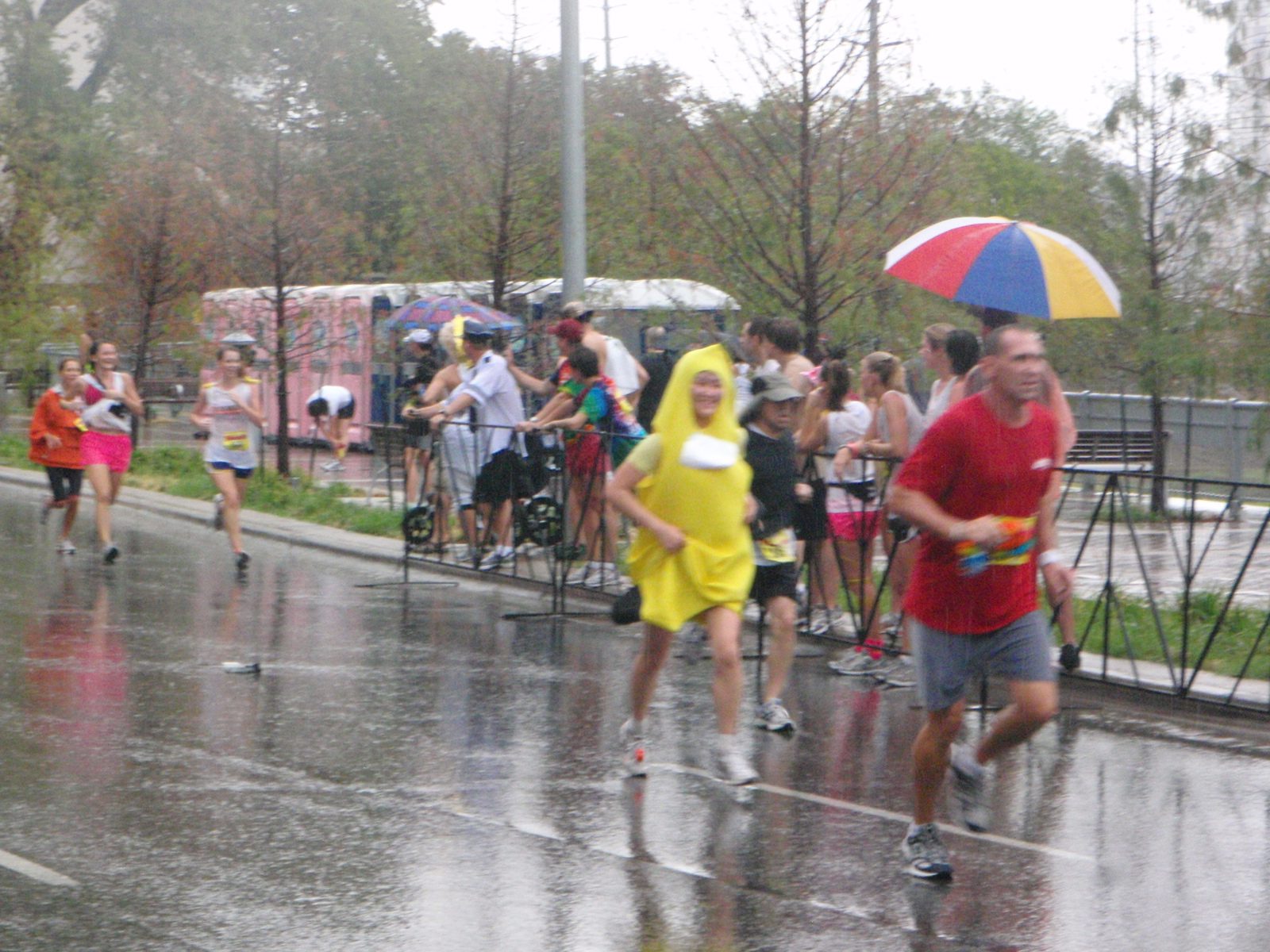 Monica, nearing the finish line.