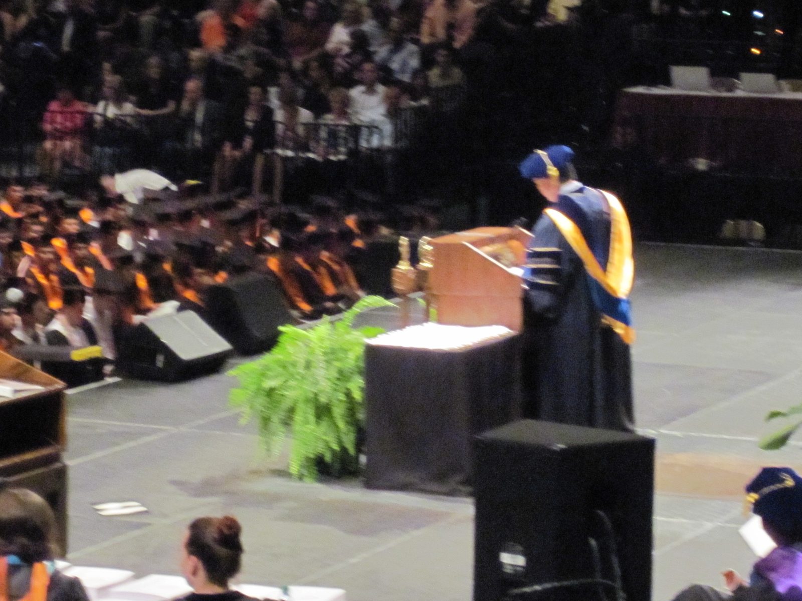 Dean speaking.