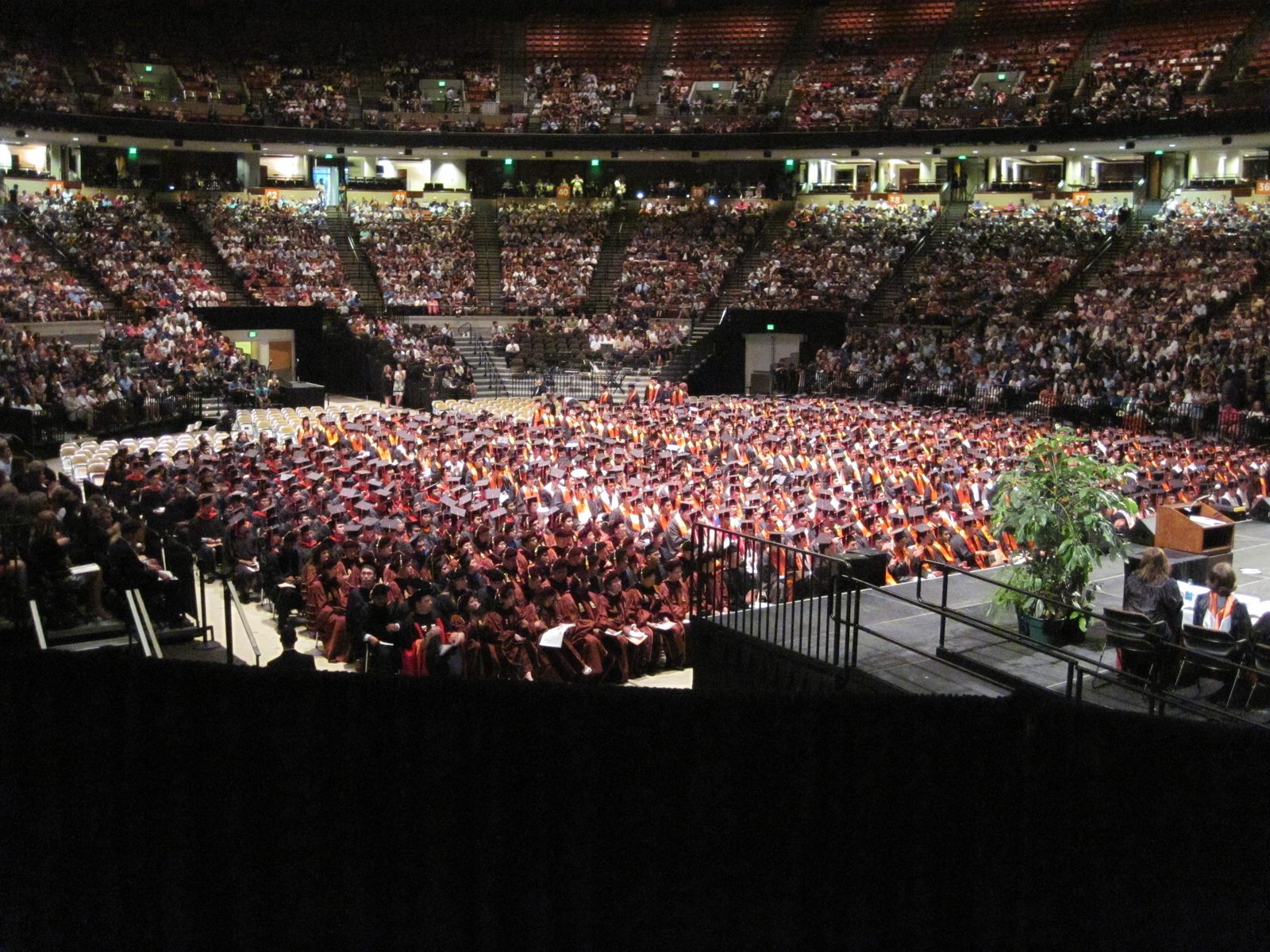 Everyone seated.