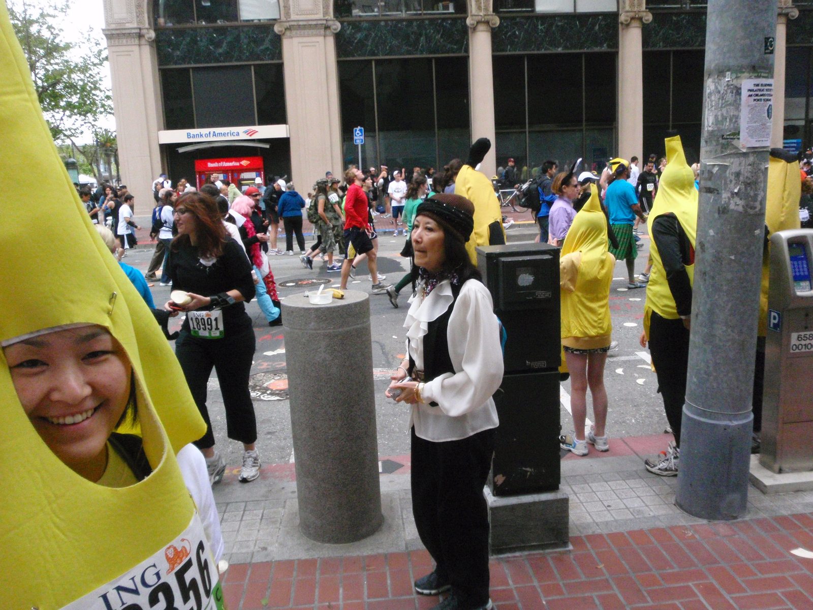 Well, bananas normally do come in bunches.