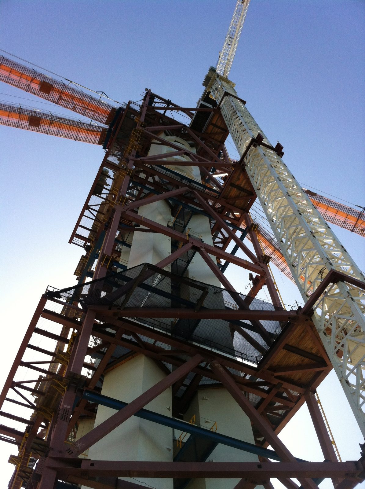 Again, reminds me of a space shuttle launch pad.