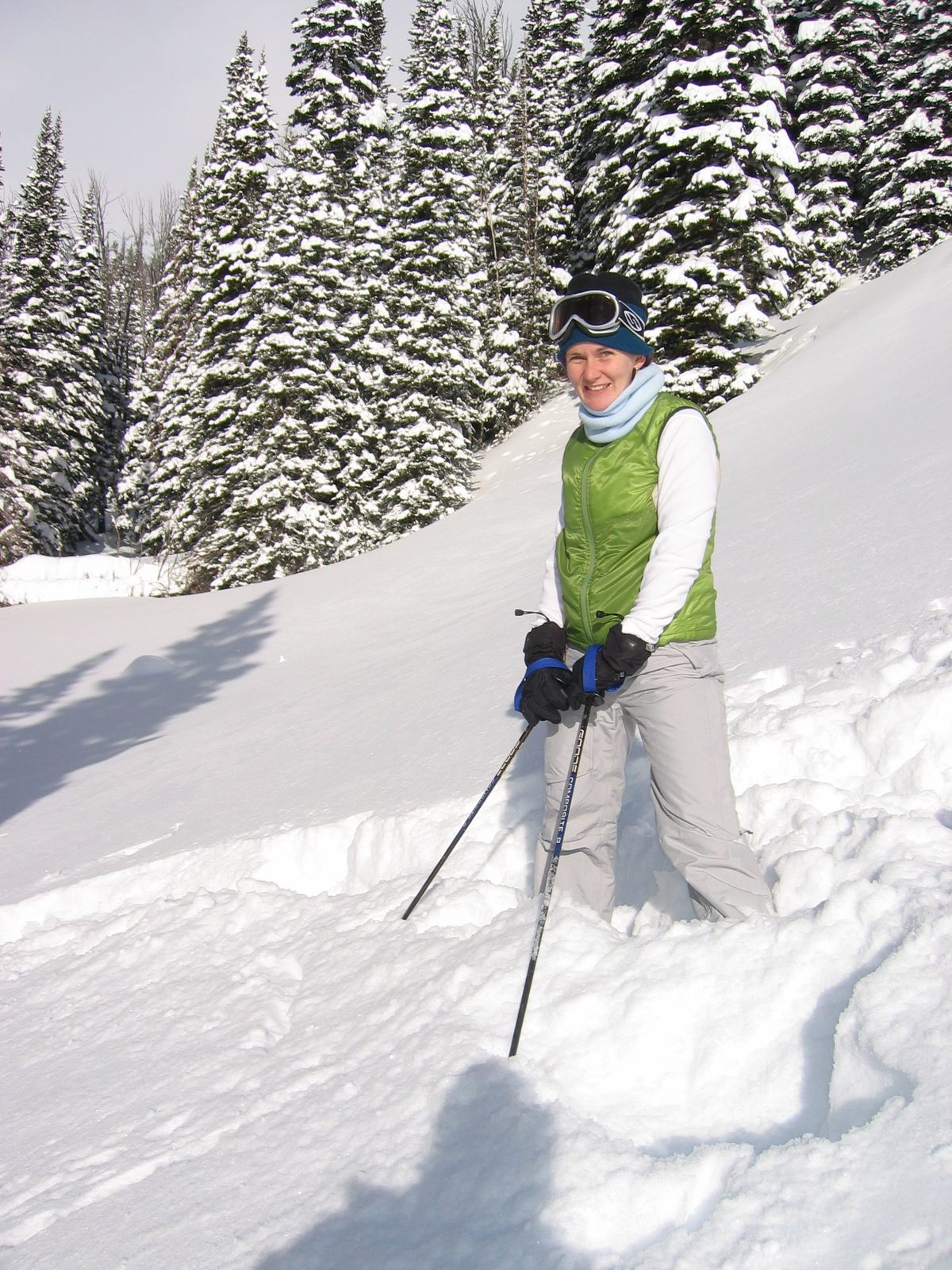 Rachel, taking a break.