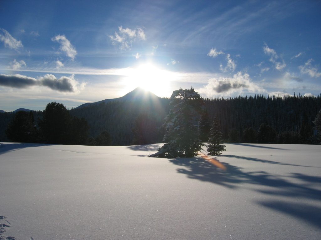 Lone peak.