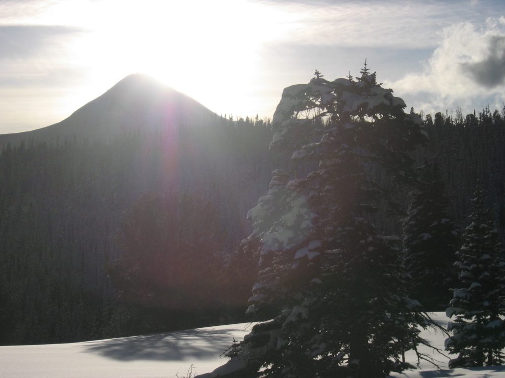 Lone peak.