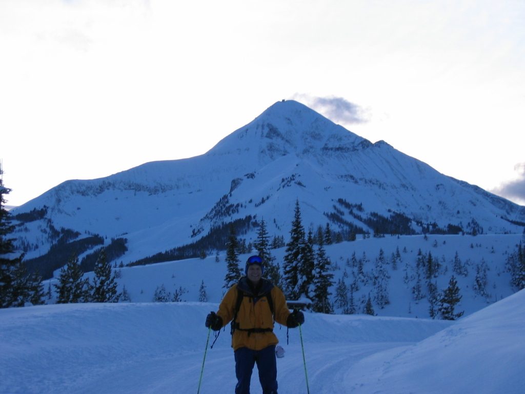 John with Lone Peak in the background.