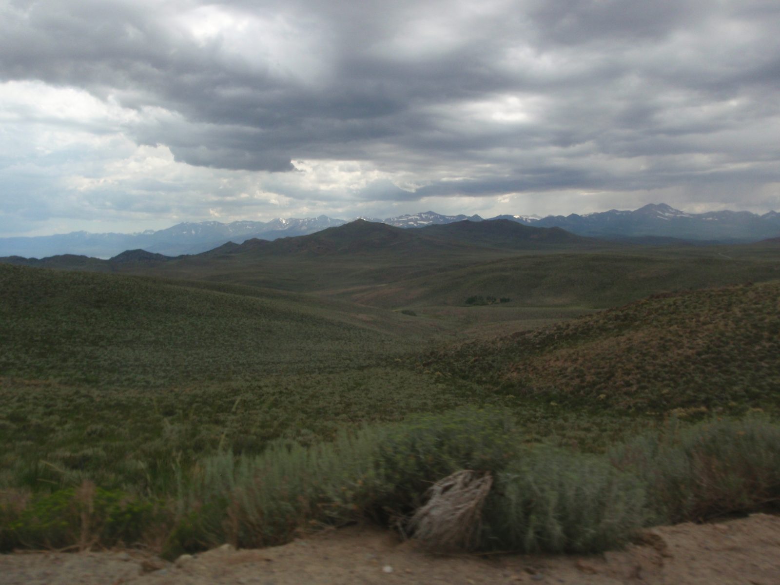 Pretty view back west toward the Sierra Nevada