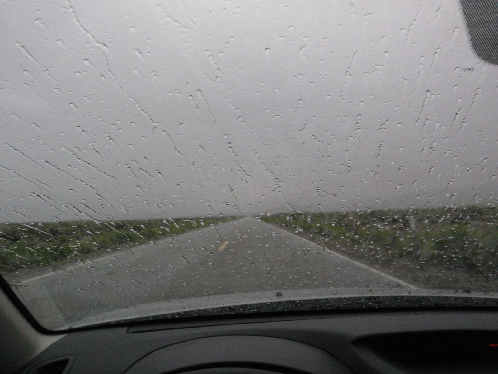 Then, it started raining like crazy again.