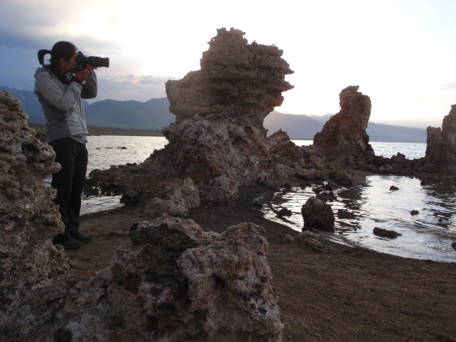 Taking lots of photos.