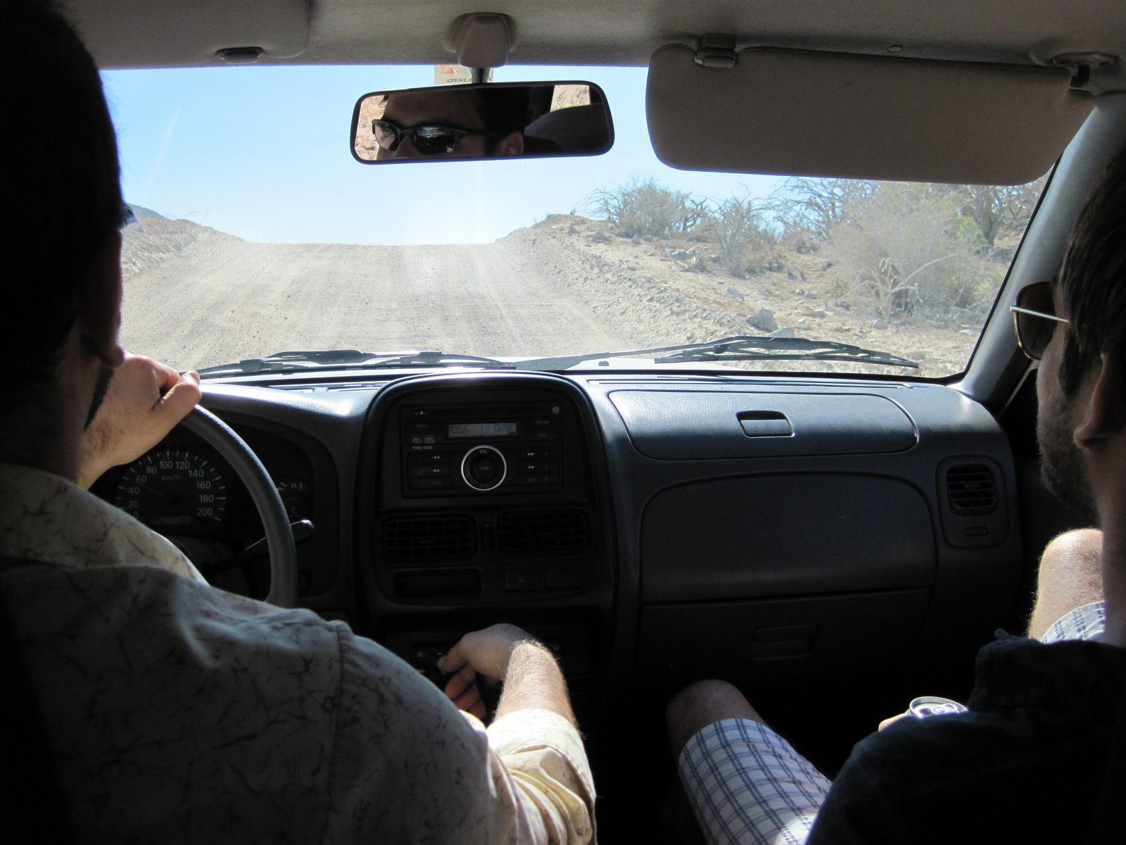 Baja: it's sort of exactly how I'd pictured it would be: dirt road, cactus and turquoise waters,...