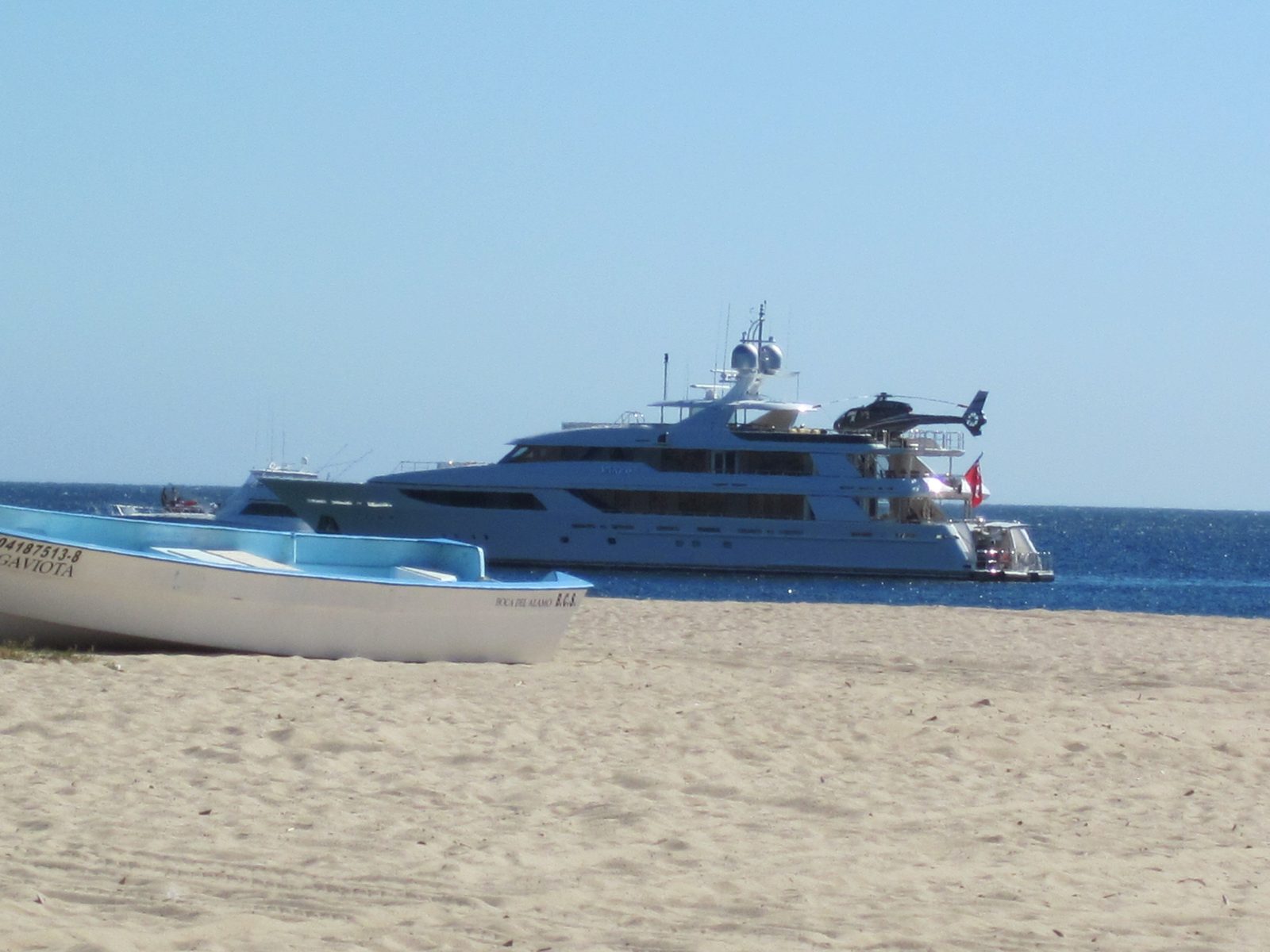 Sadly we were running short on time, so we didn't have time to go aboard my yacht. Sad, I had...