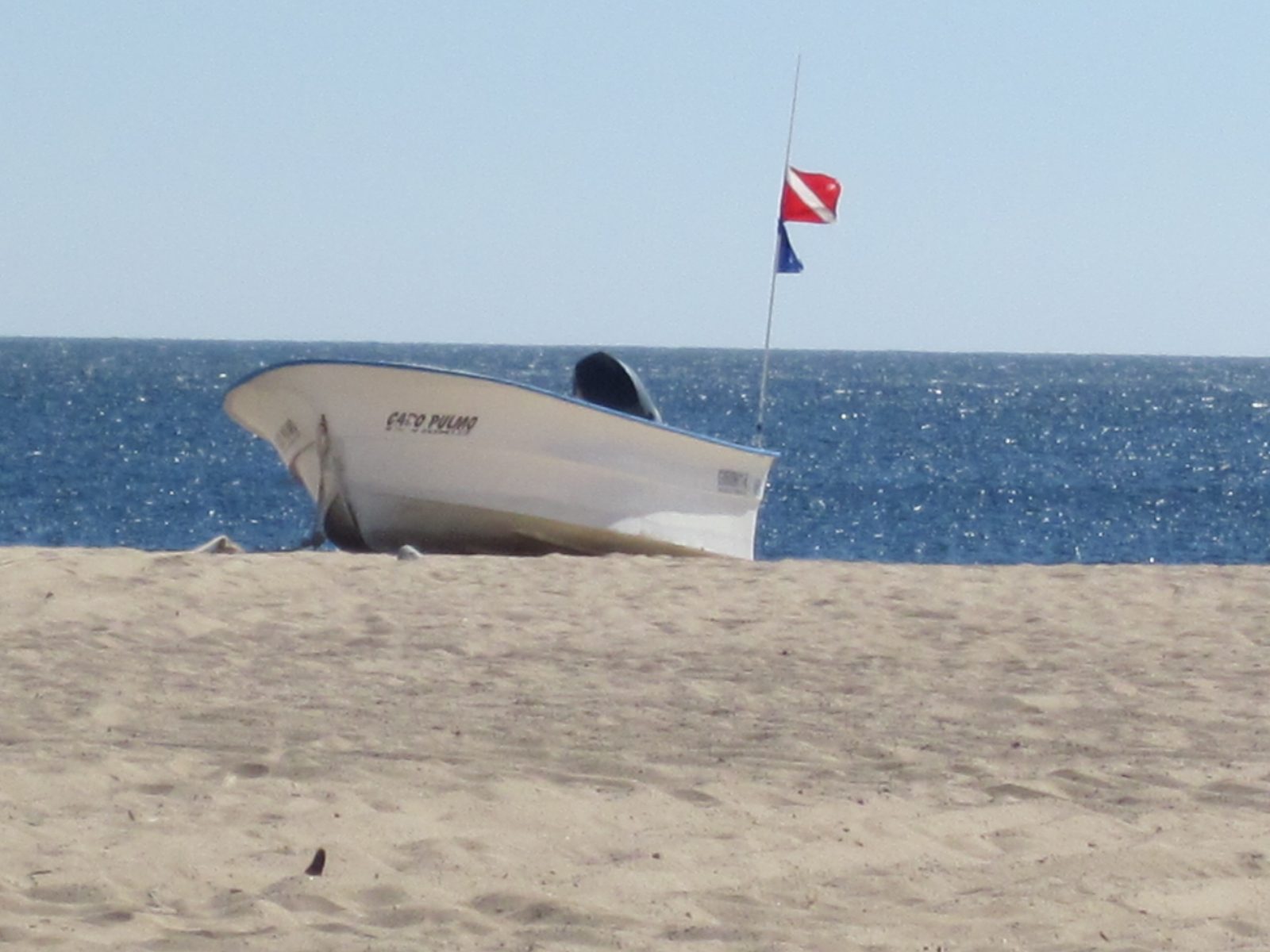 My scuba boat, from the day before.
