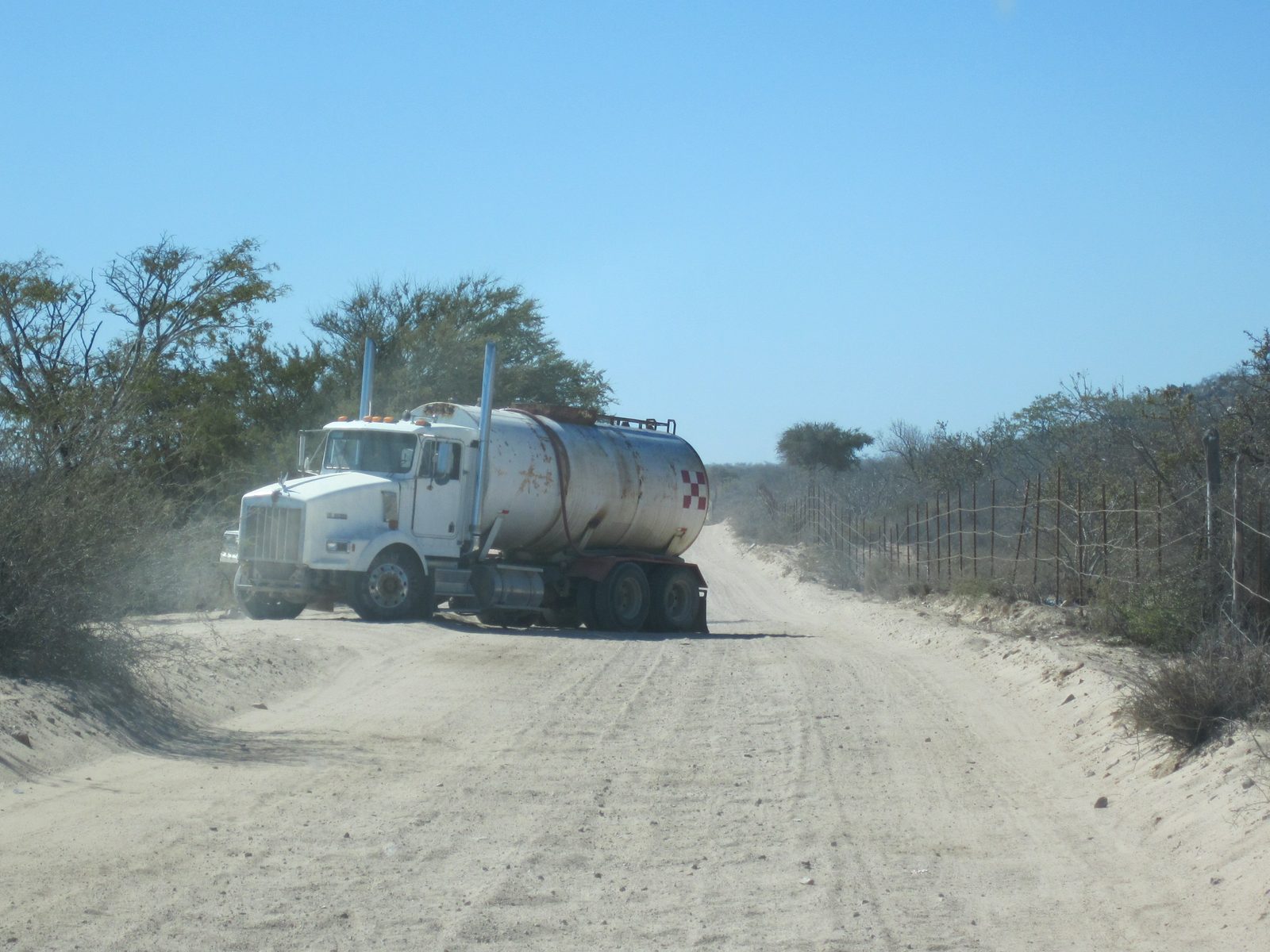 Apparently this is how you get (fresh) water in these parts.