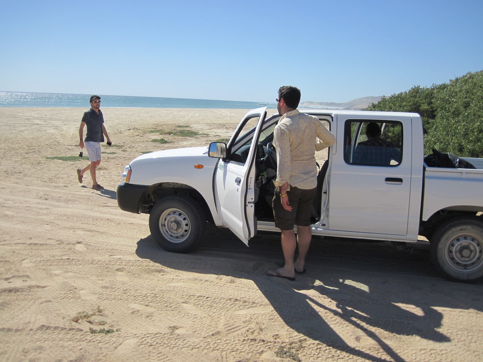 Jasper and Jon, getting ready to pack back into the truck.