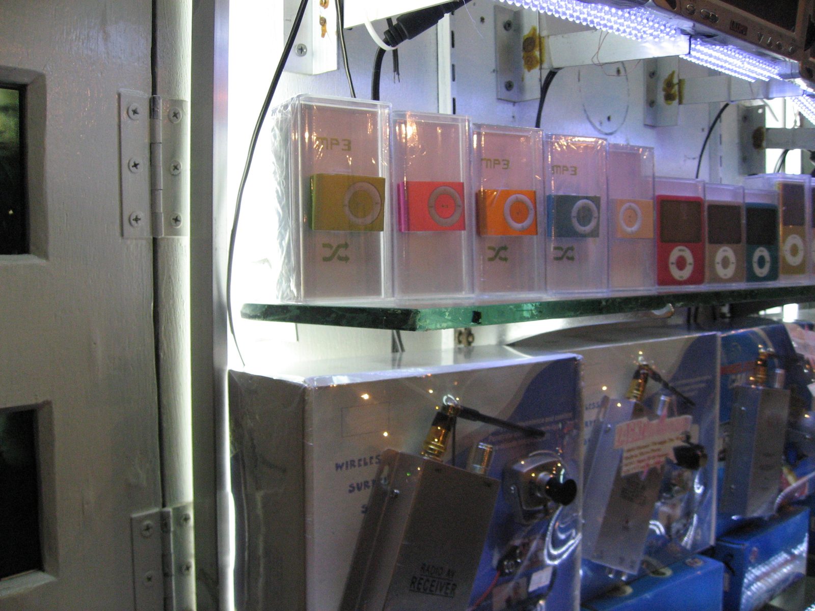 Fake ipods for sale at the night market in Mong Kok (in Kowloon).