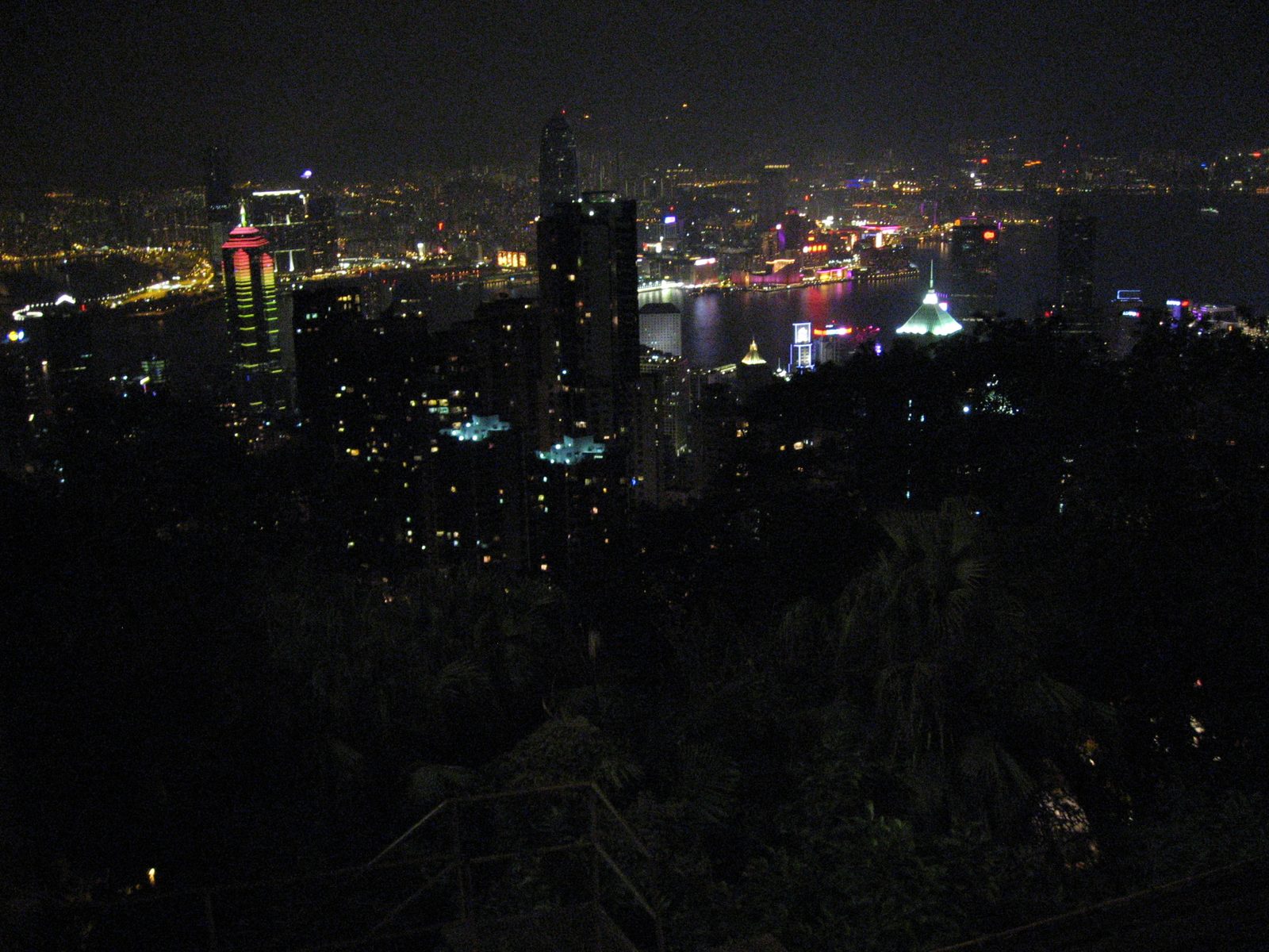 The Peak at night.