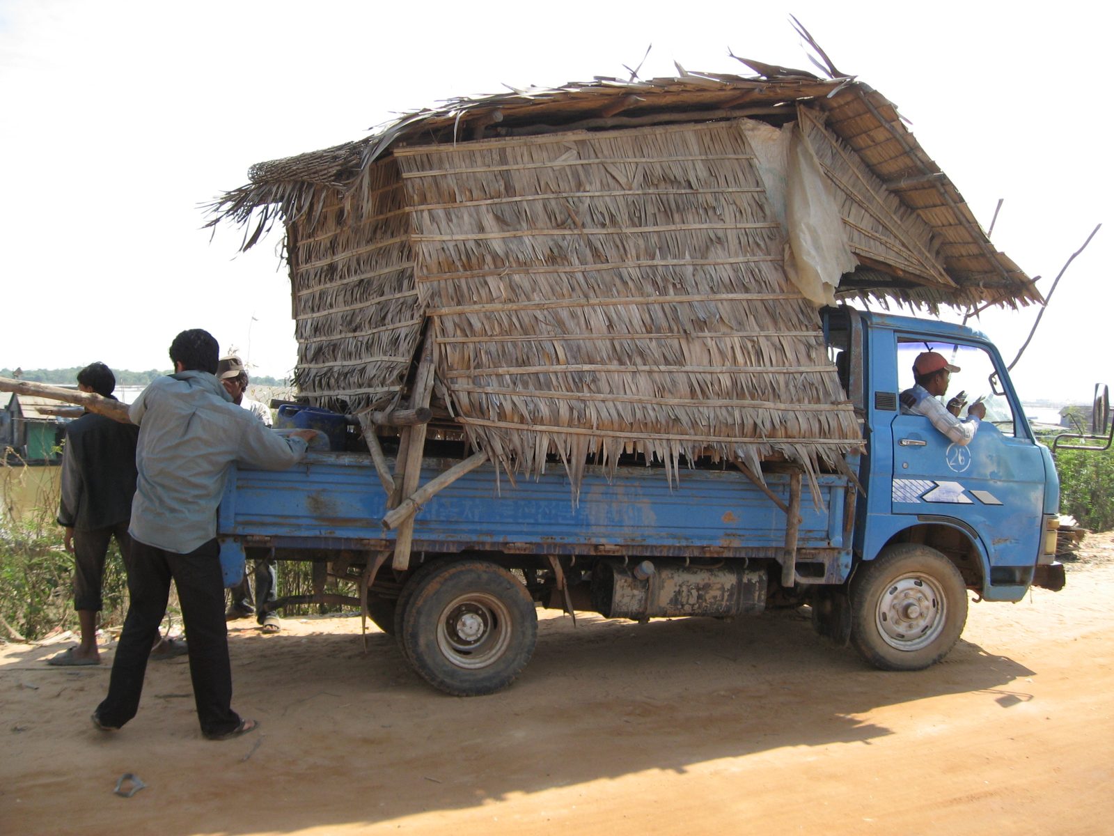Cambodian moving van.
