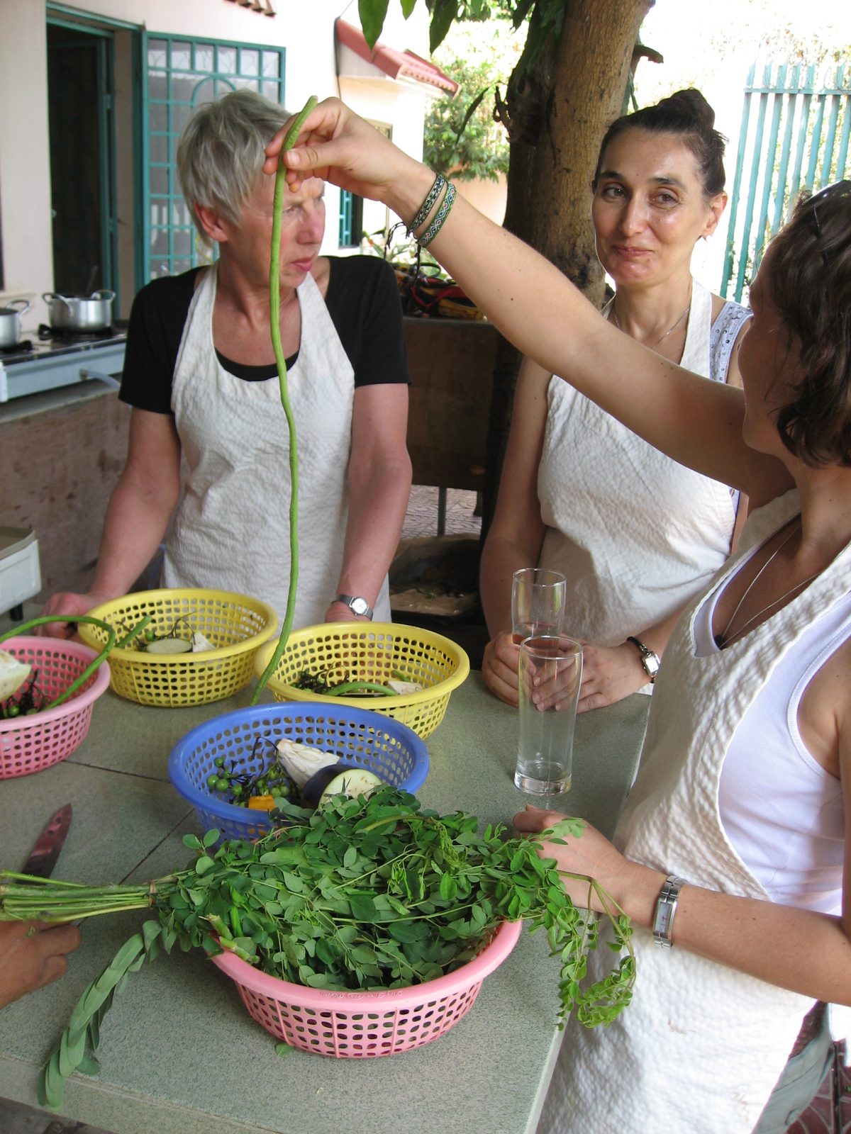 Who knew long beans were so long?  Not me.  I always figured they looked like haricots verts,...