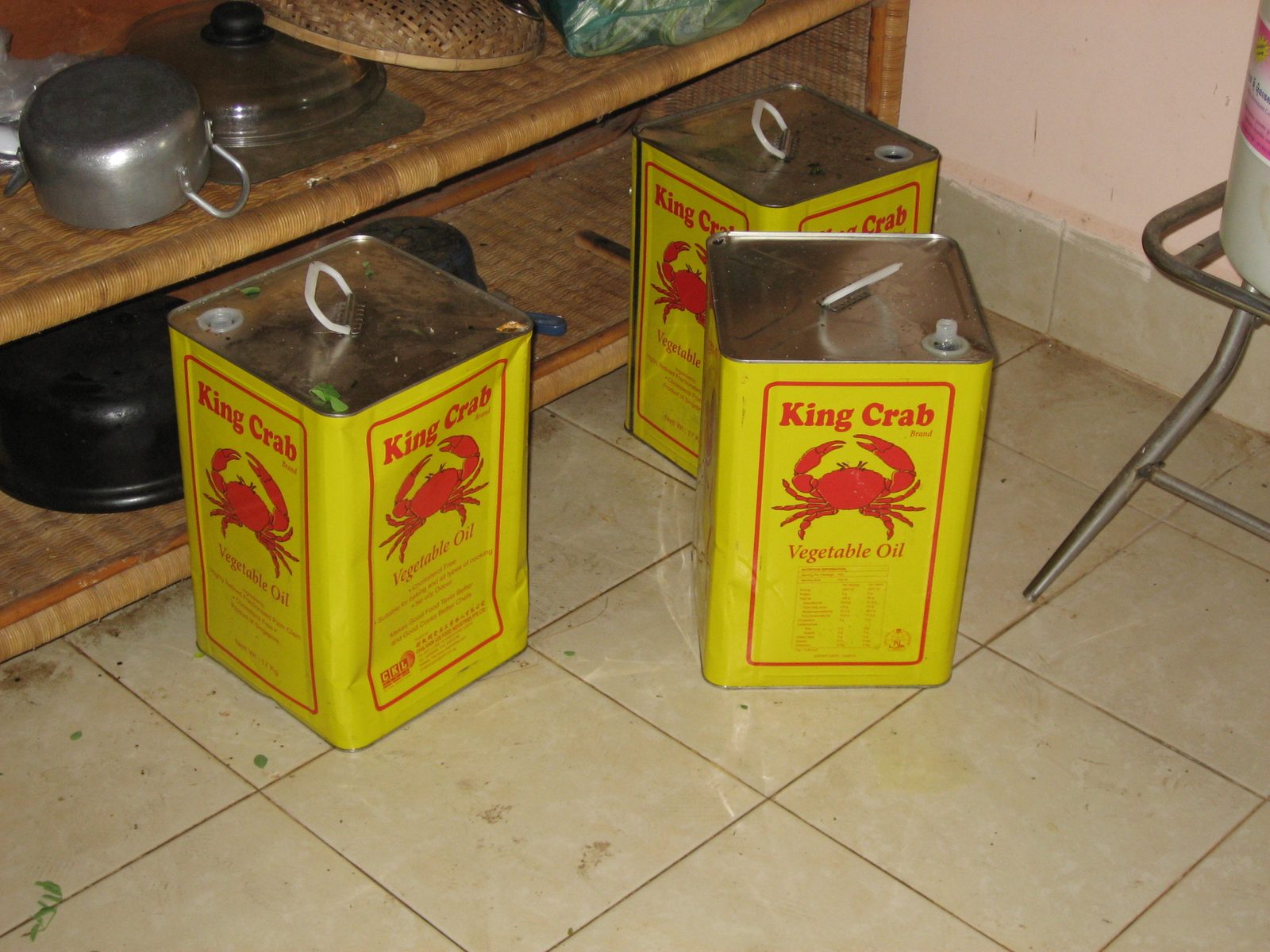 Vegetable oil of choice.  This stuff was everywhere in Cambodia.