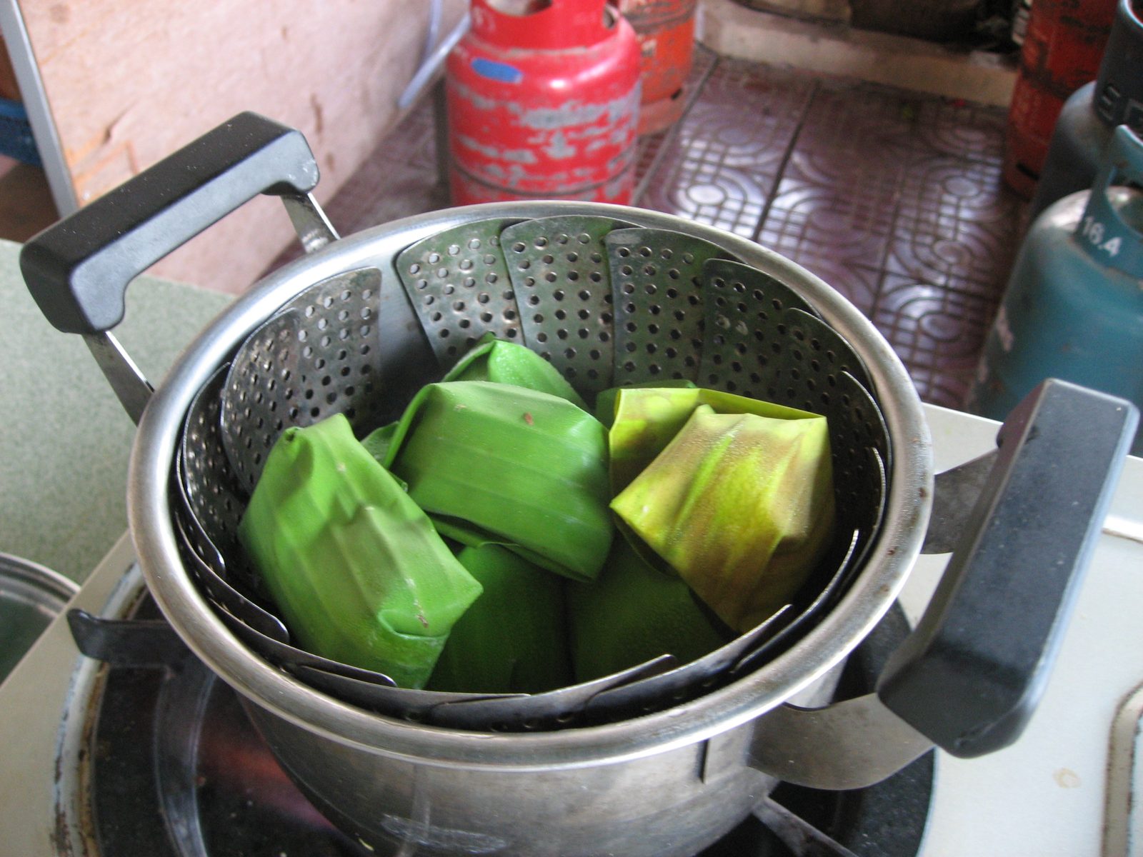 Dessert, ready to be steamed.
