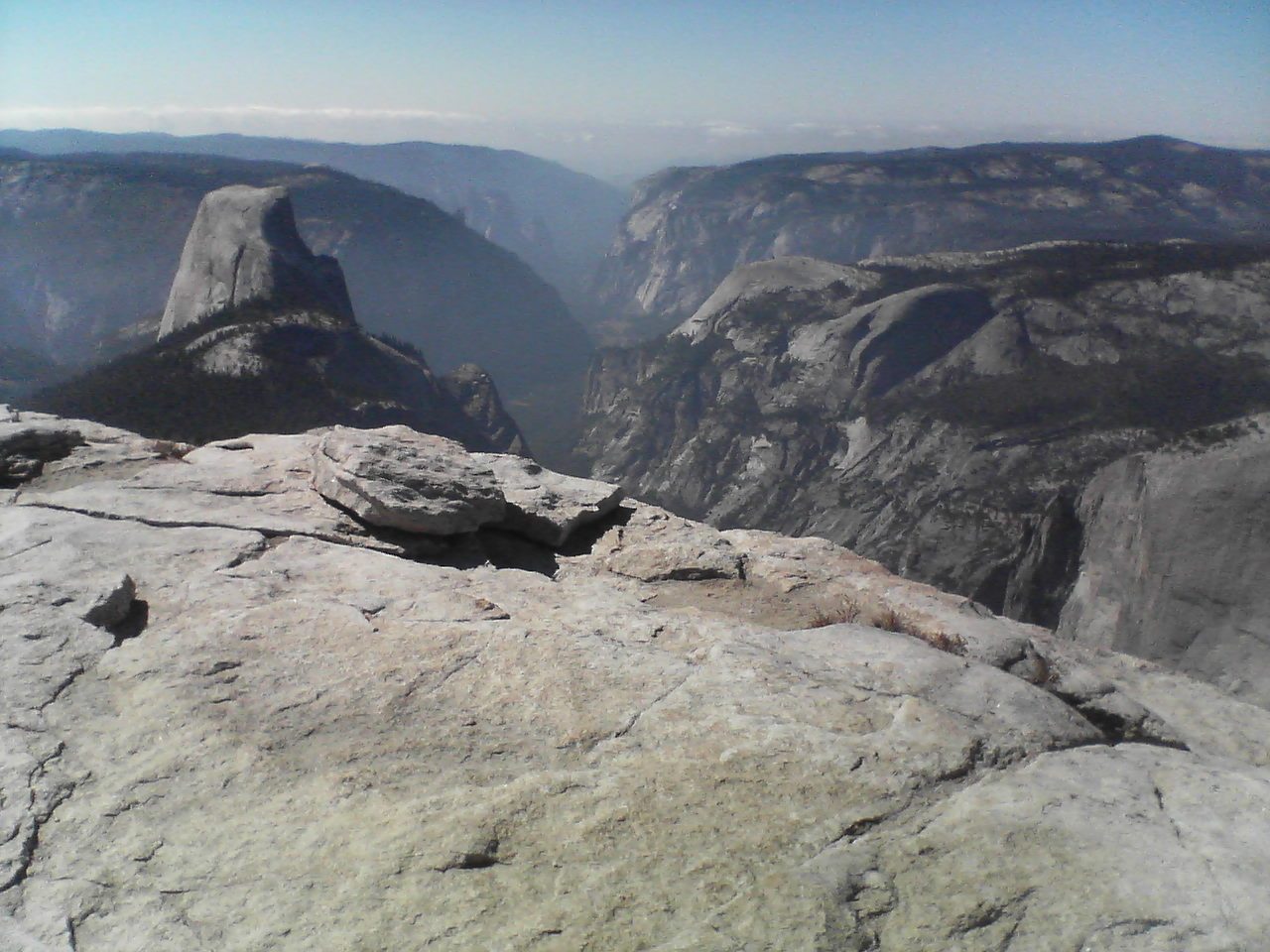 Half dome, from the top of Cloud's Rest.