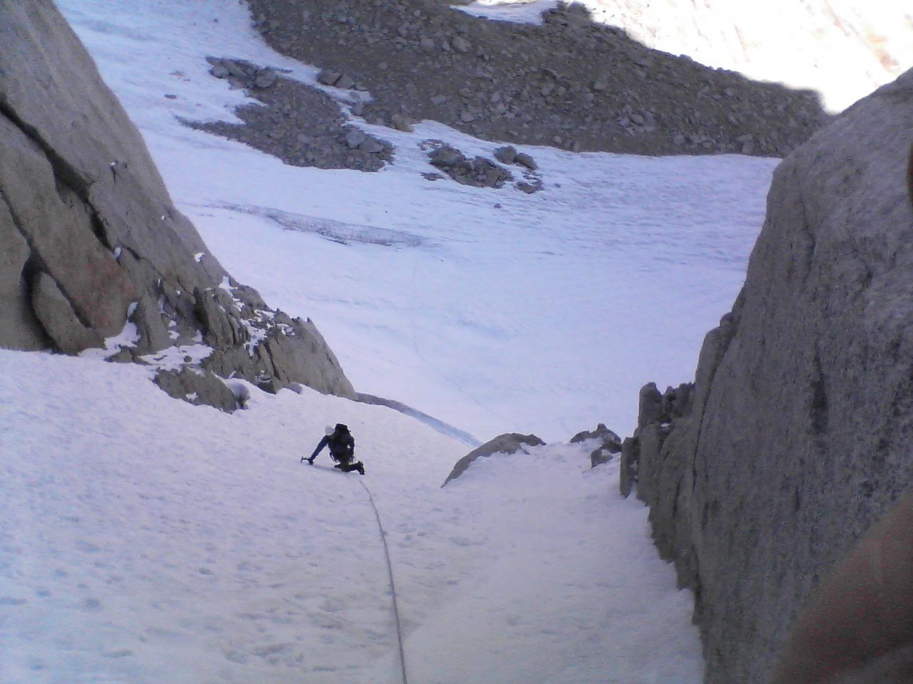 Tom seconding the second pitch.