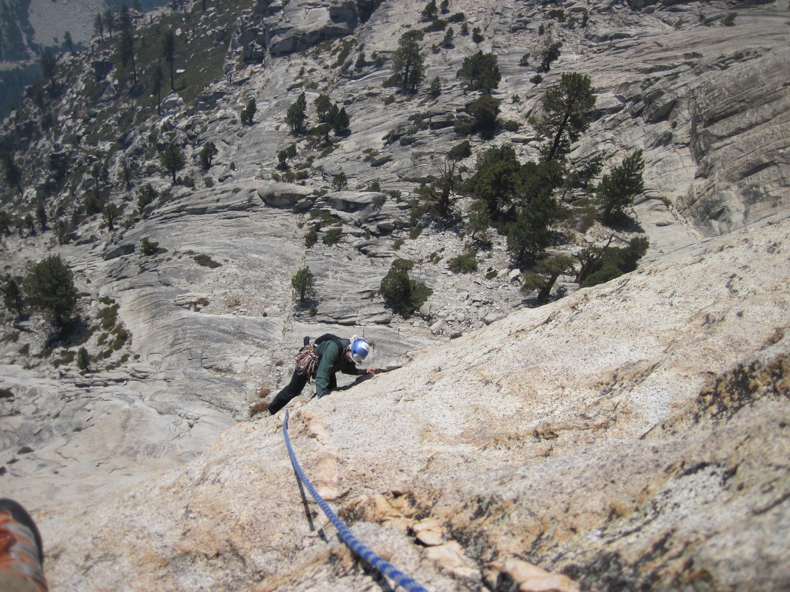 Joel making his way up. At this point, things became a bit hectic and interest in photography...