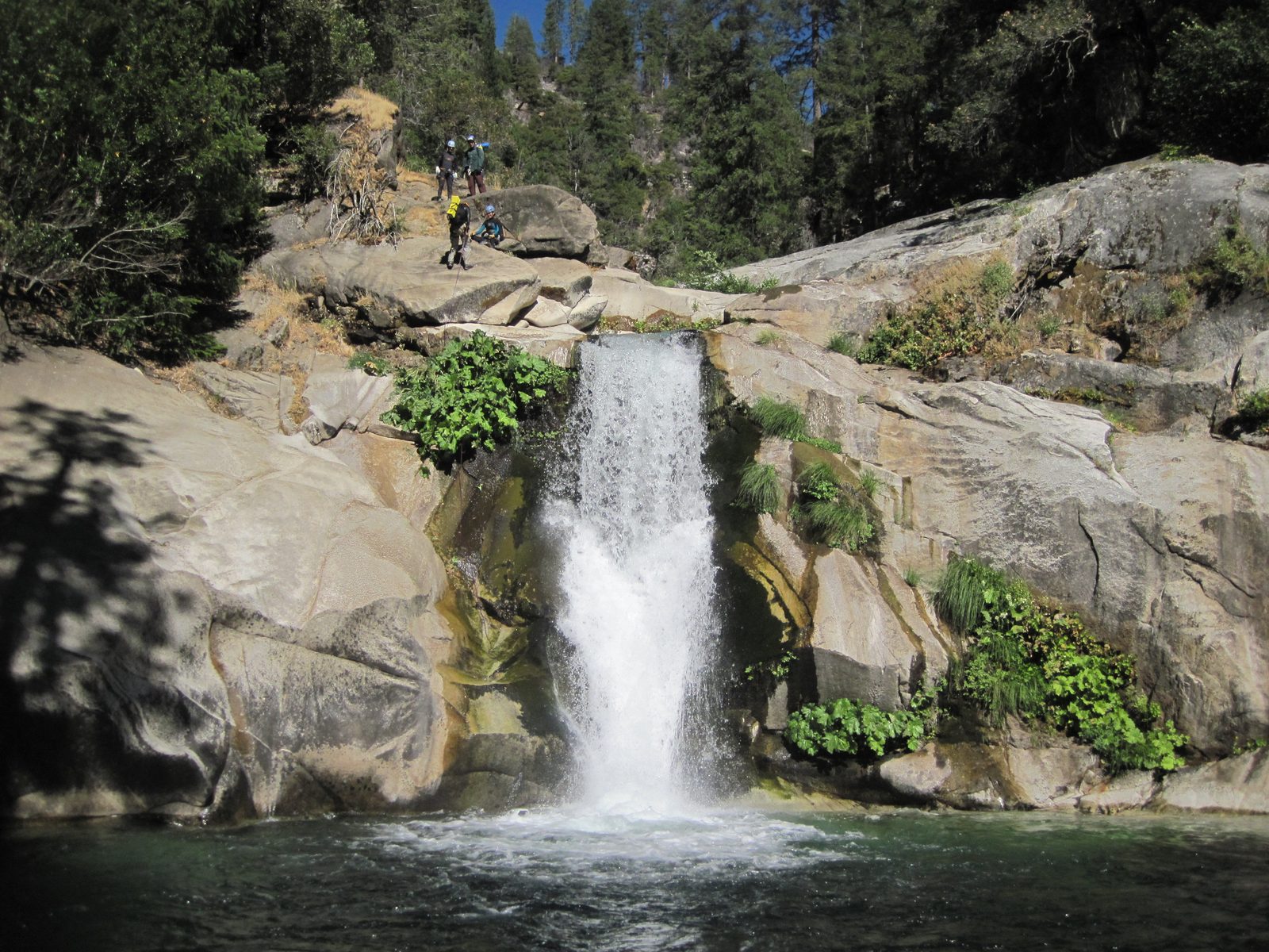 The waterfalls started to get higher and more spectacular as we neared the Seven Falls area.