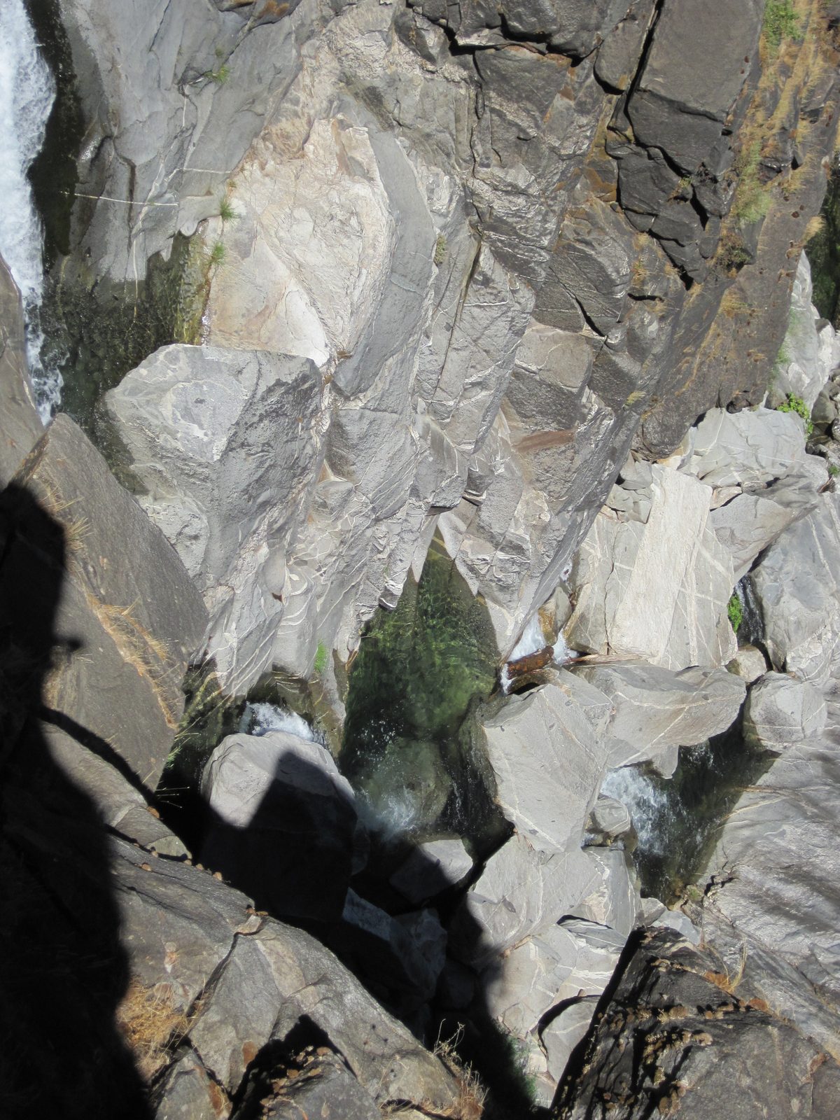 View into the gorge below.