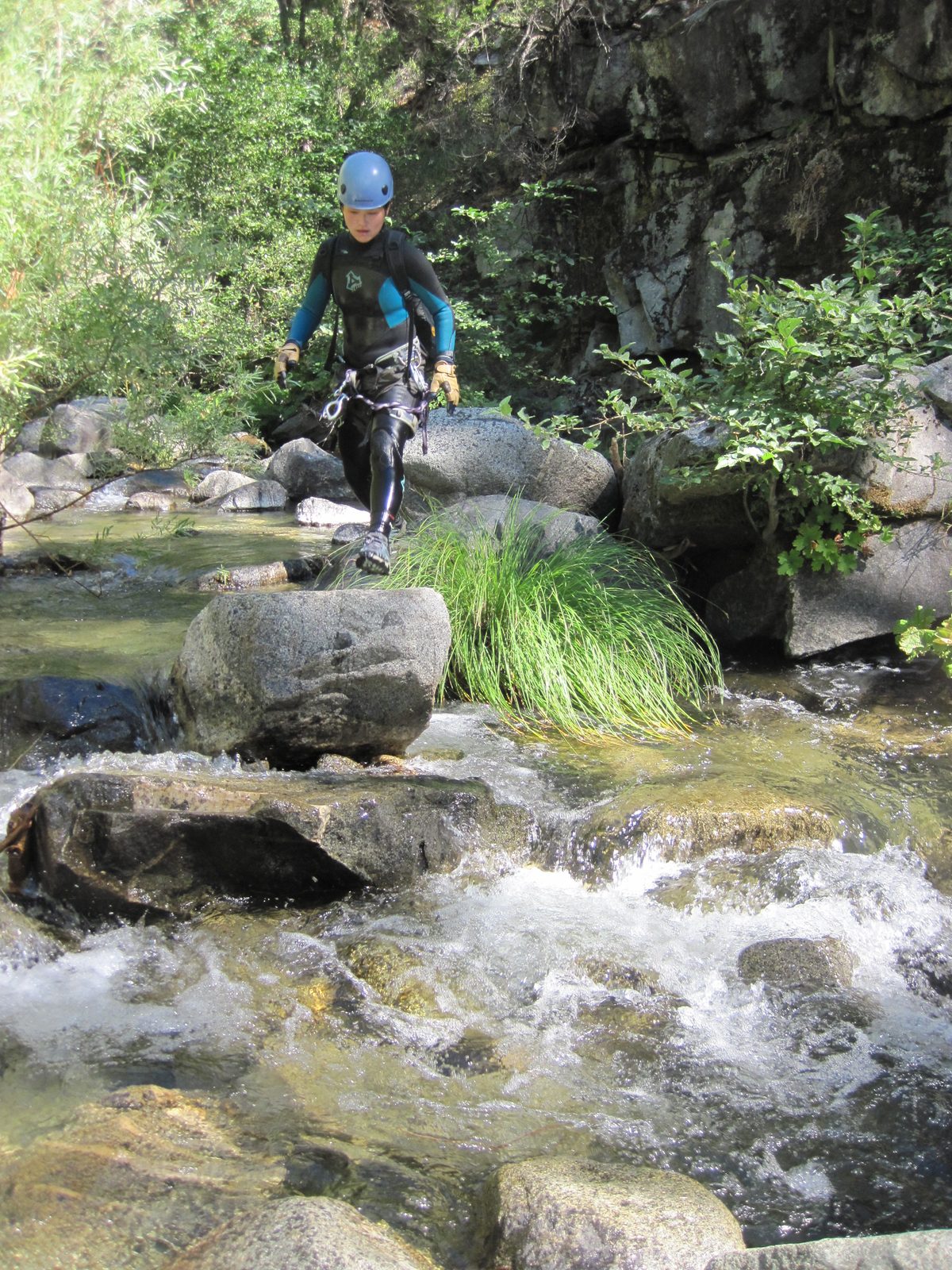 Why swim when you can walk?