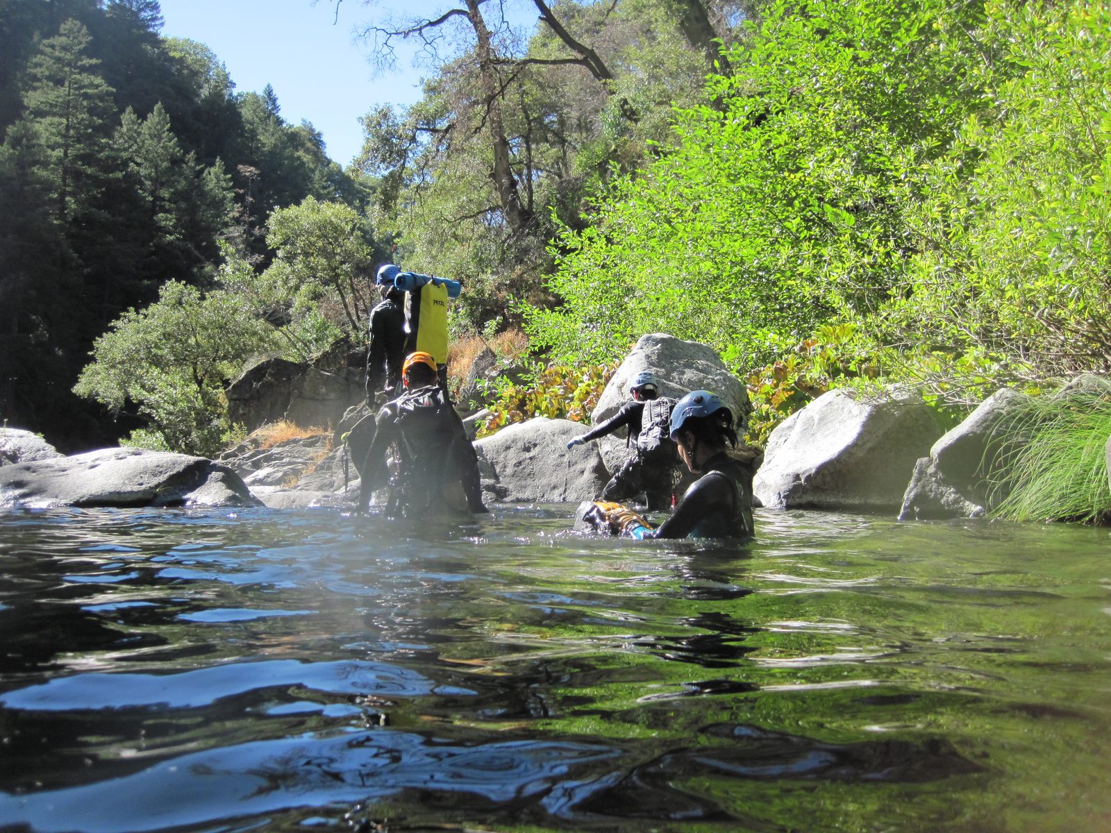 The river became more mellow as we worked our way downstream.