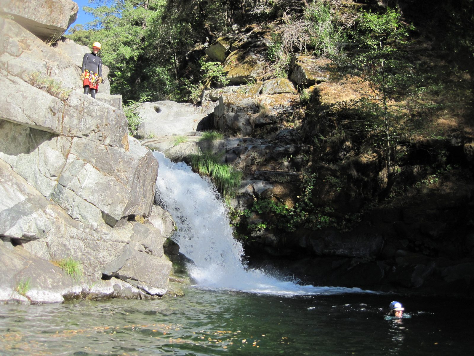John getting ready for a jump.