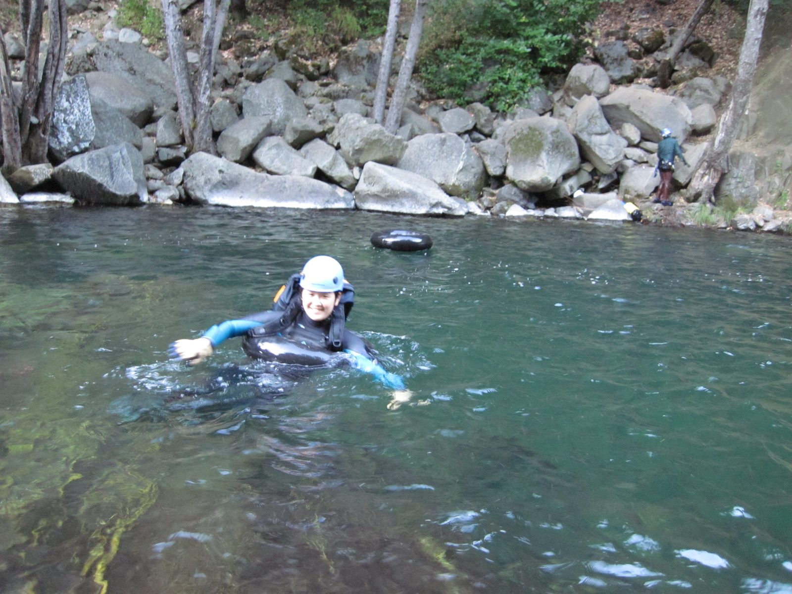 Finally at the end! We knew we had returned to civilization when we arrived a swimming hole with...