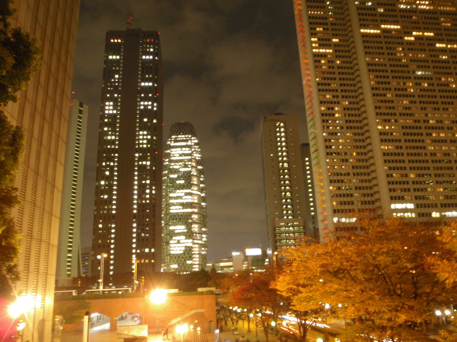 Shinjuku at night. This is just a few blocks from the Lost In Translation hotel as well as...