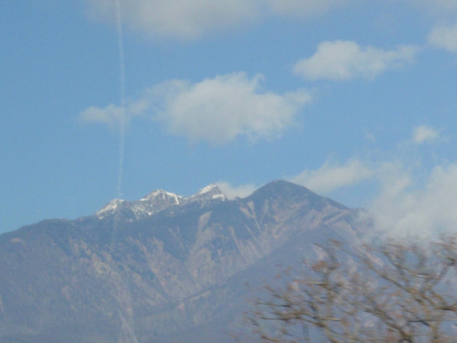 Many of the mountains in this region are at least 10,000 feet tall and some had snow.
