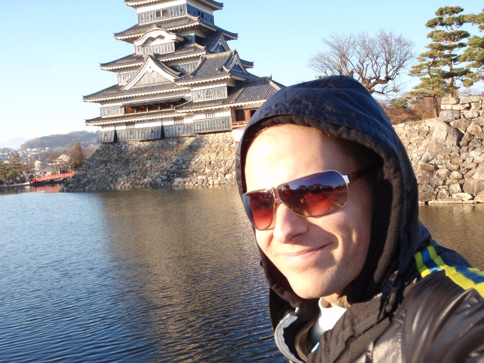 John at Matsumoto Castle.