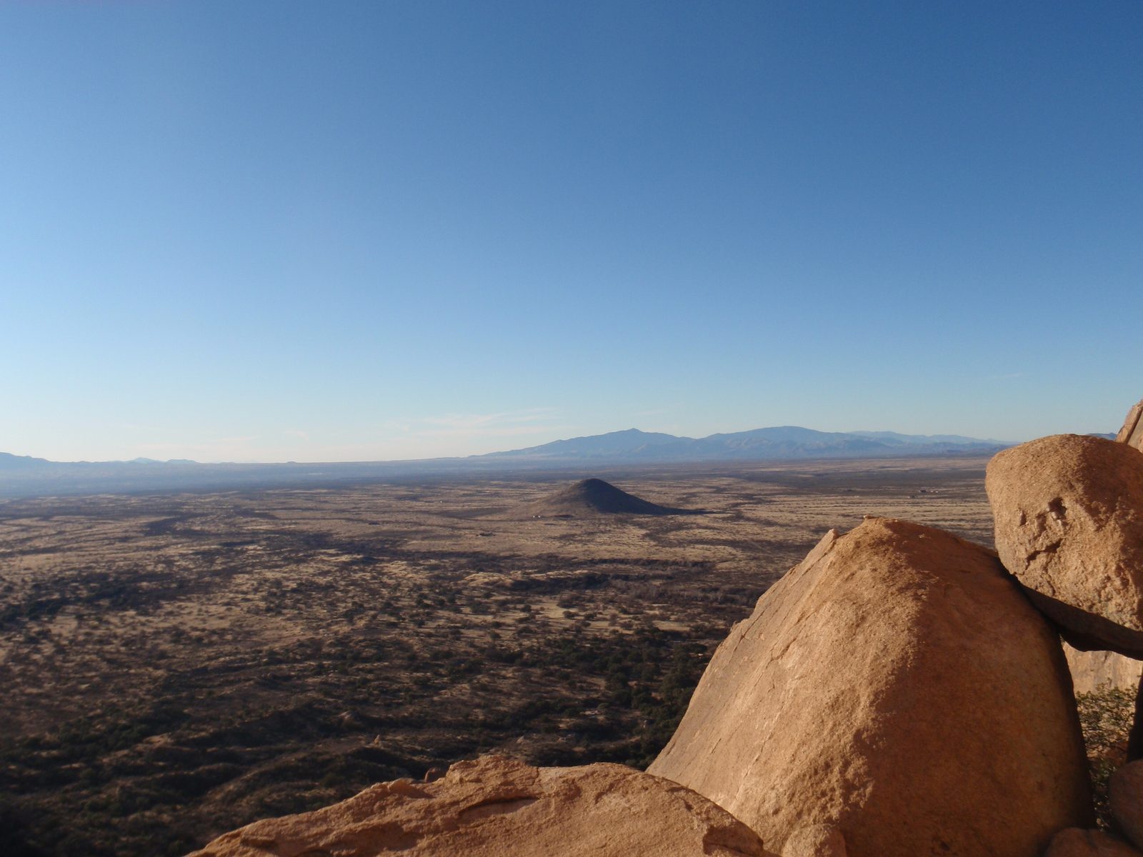 Weird cone to the west of West Cochise. It sort of looks volcanic.