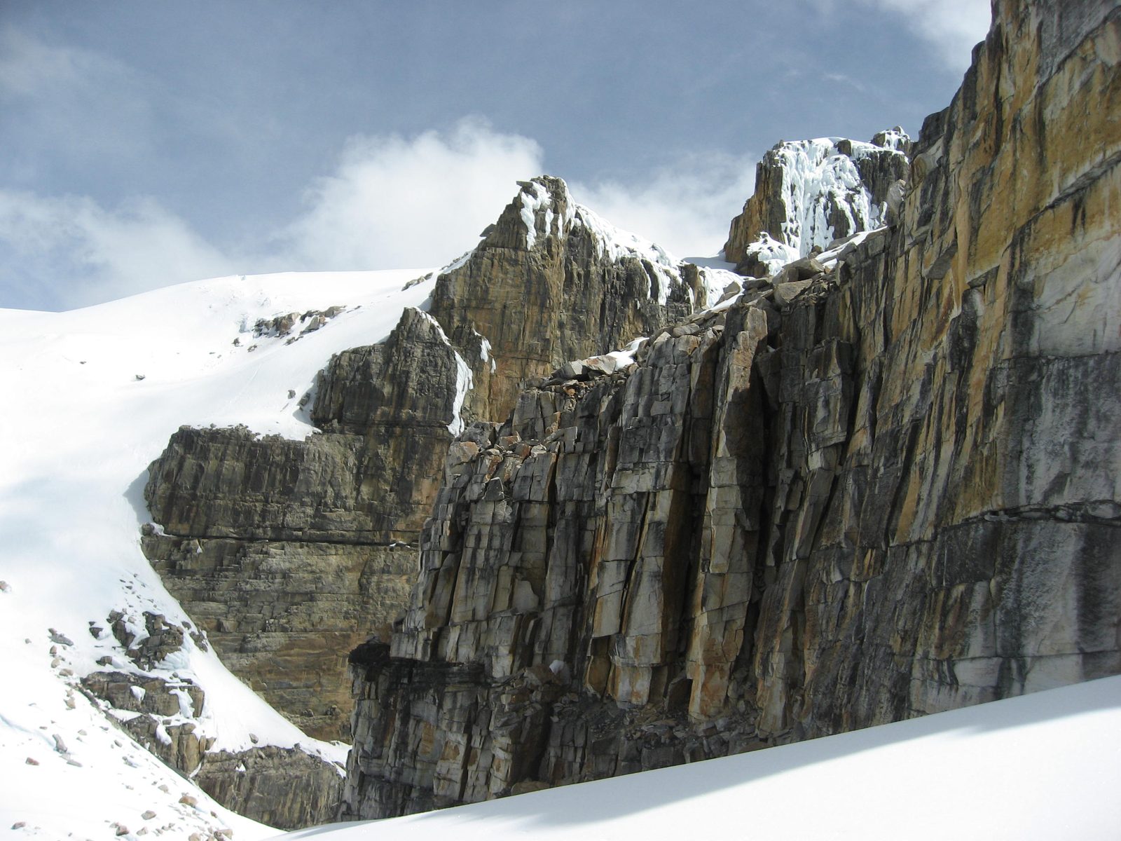 Good shot of another false summit of Concavo.  The actual summit is higher still, and is...