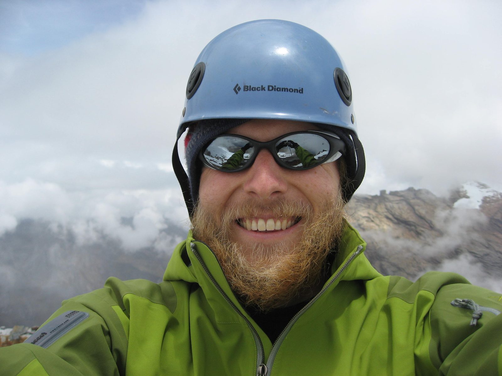 John, summit of Portales self-portrait.