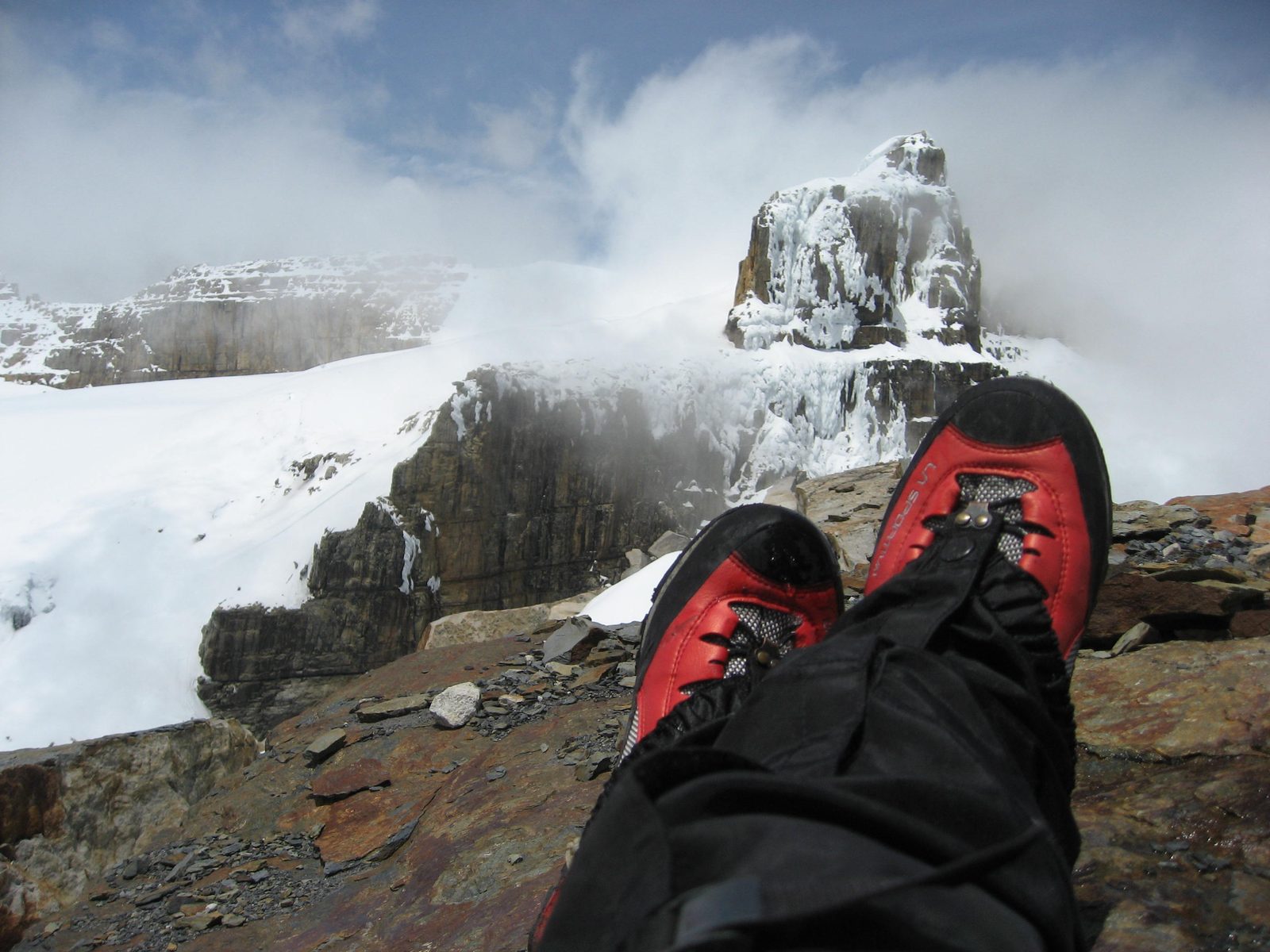 My La Sportiva boot shot.  I thought maybe I'd upload this shot to Backcountry.com if I wrote a...