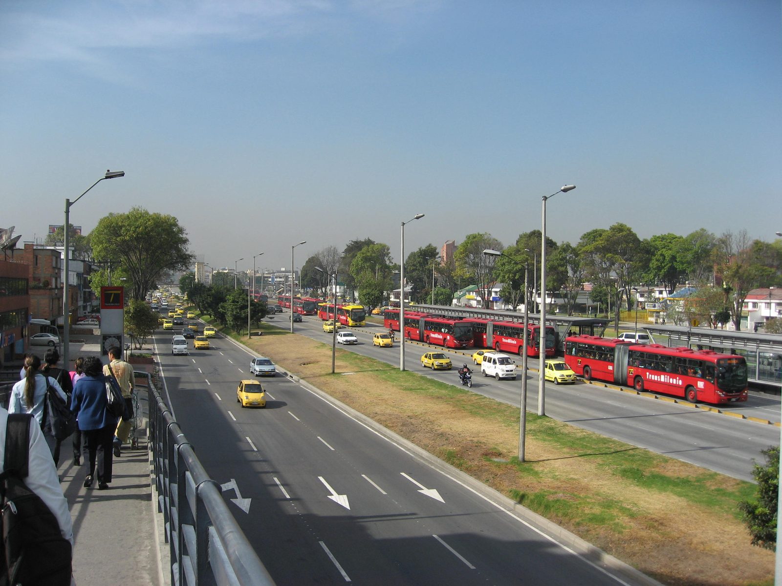 On my last full day in Colombia, I decided to take the Transmillenio bus system up to La Zona...