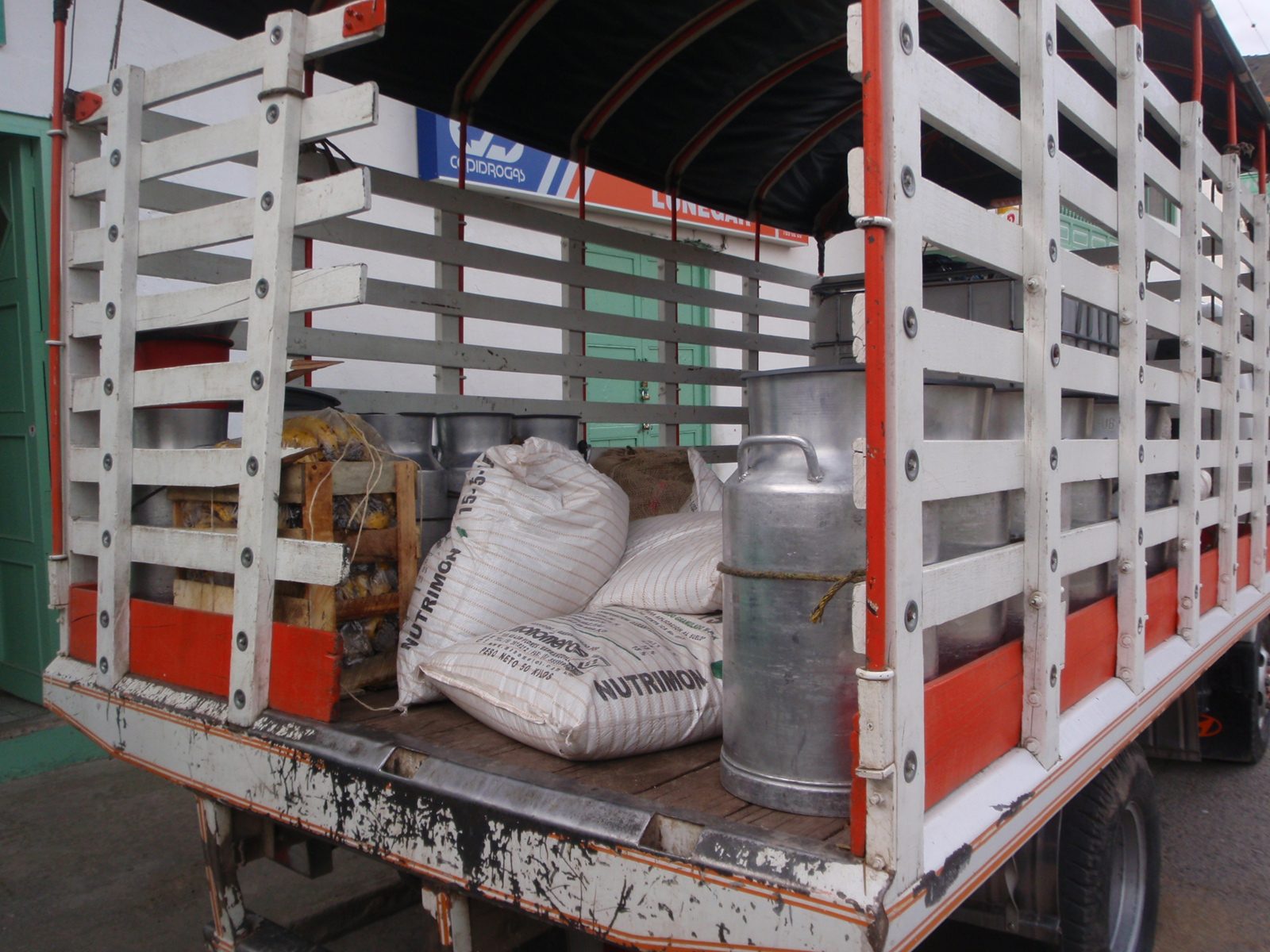 The lechero, i.e. milk-wagon.  This was my conveyance to La Copilla, the tiny wide-spot in the...