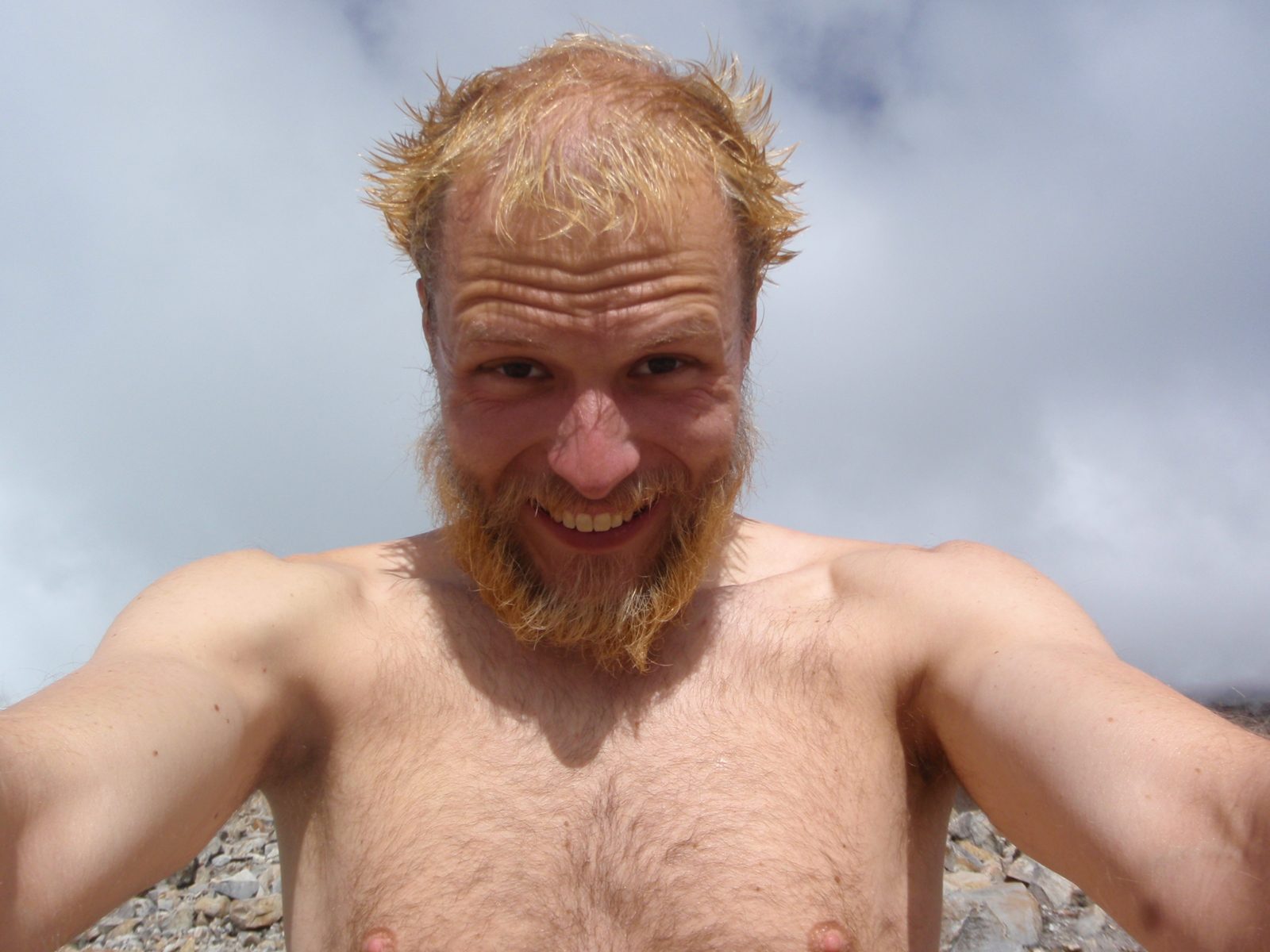 Back at camp, I decide to take a shower.