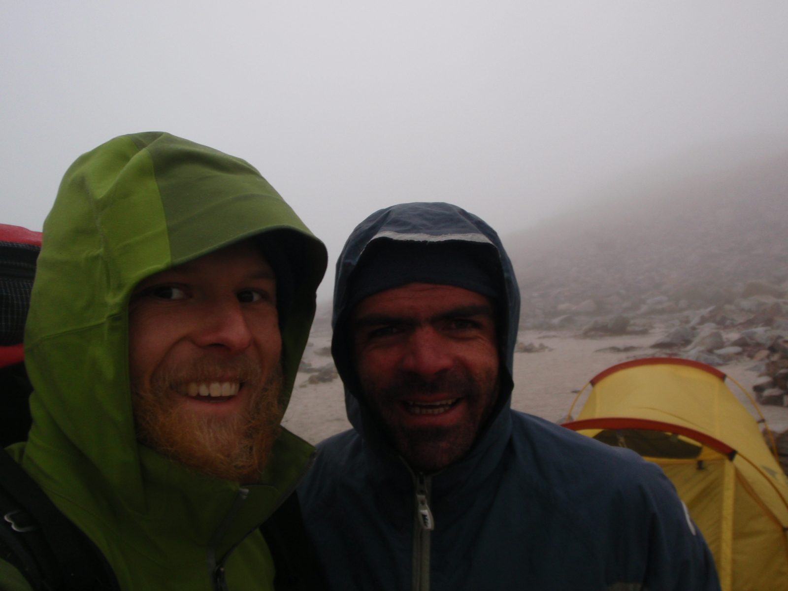 End of a solid week of mountaineering, with plenty of character-building weather.