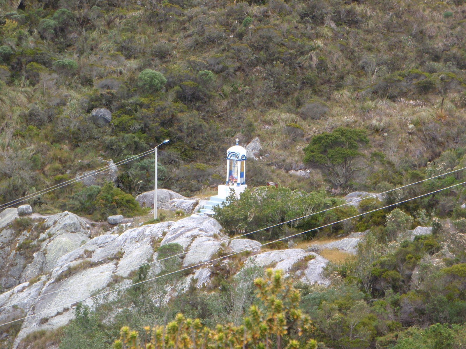 A little Catholic saint's shrine of some sort.