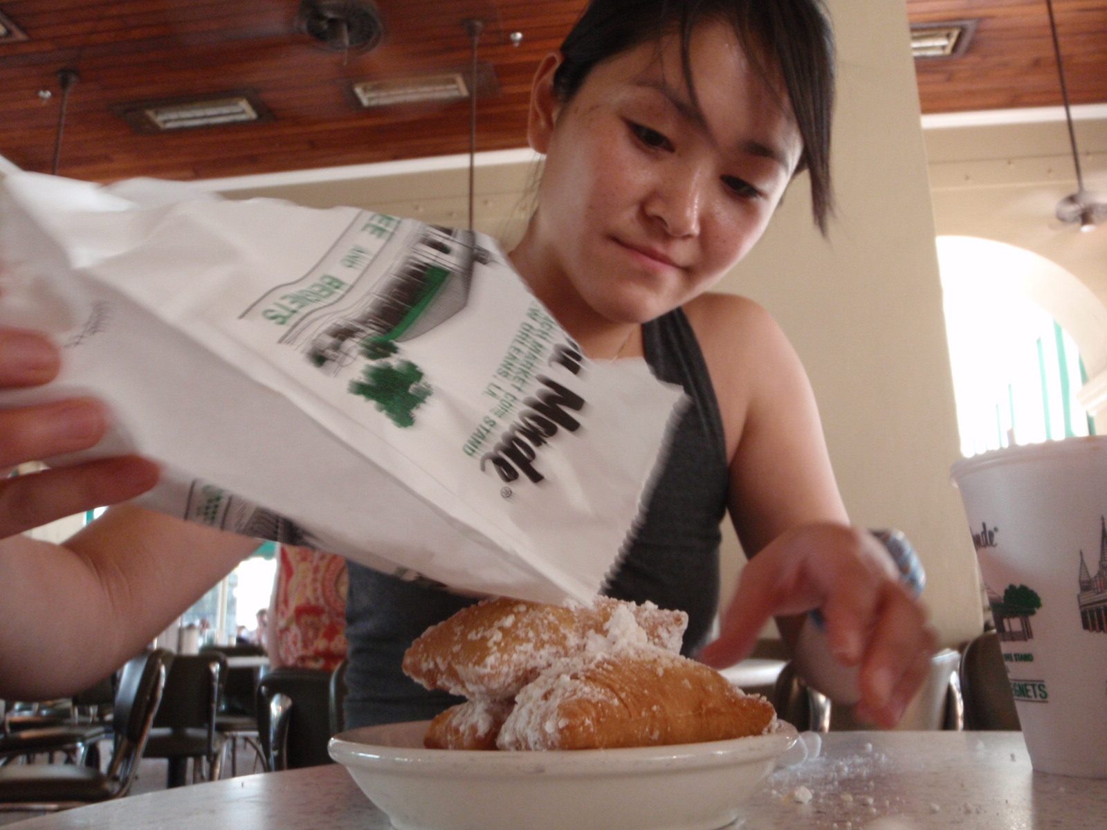 Extra powdered sugar... why not?