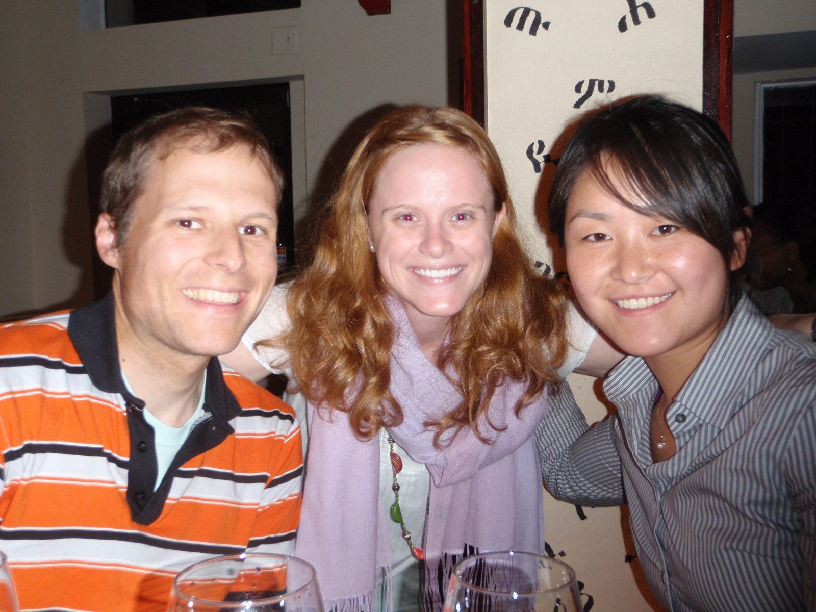 For dinner we met up with our friend Alex, who is currently off doing exciting things in Afghanistan.