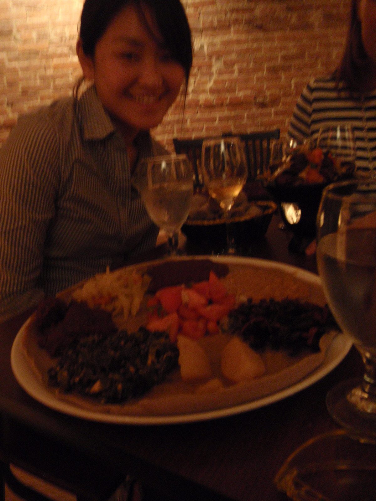 Dinner was Ethiopian food... some of the best I've ever had.