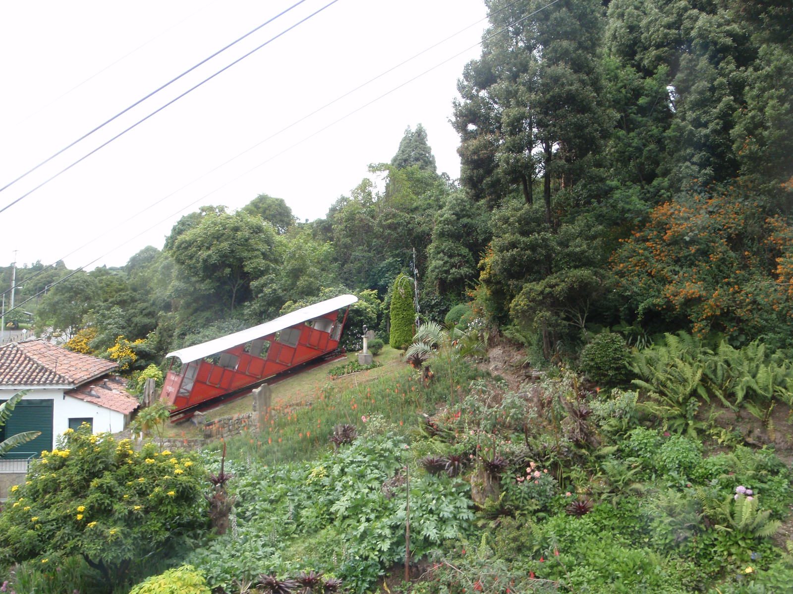 A retired funicular car.