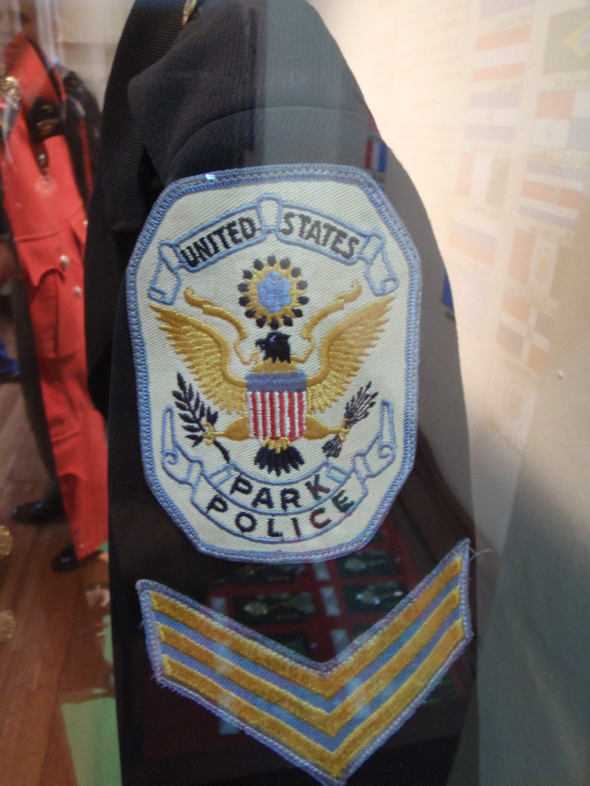 Part of their police uniform collection.